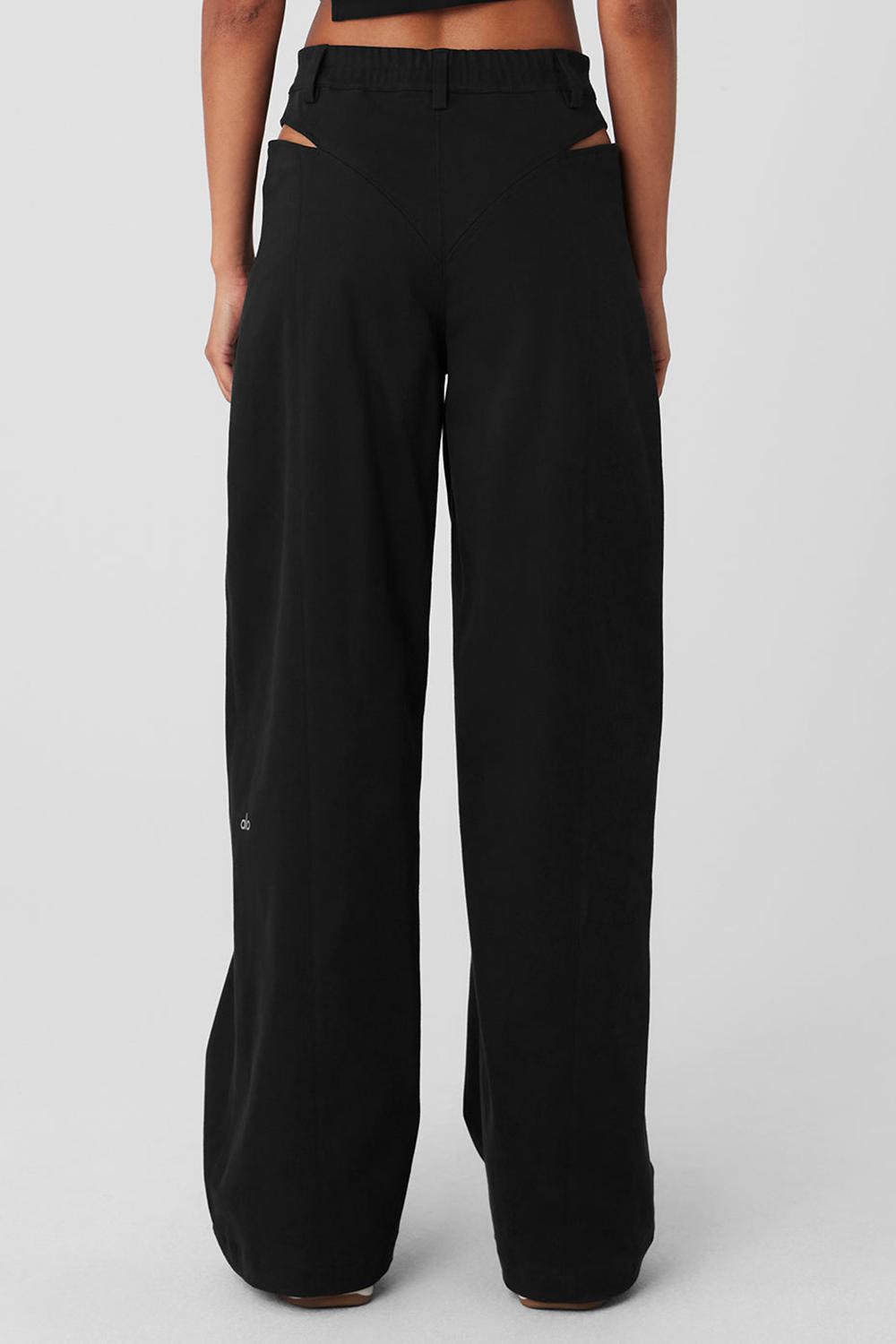Pantalon Alo Yoga High-Waist Risk Taker Mujer Negras | España  RUQX-65123
