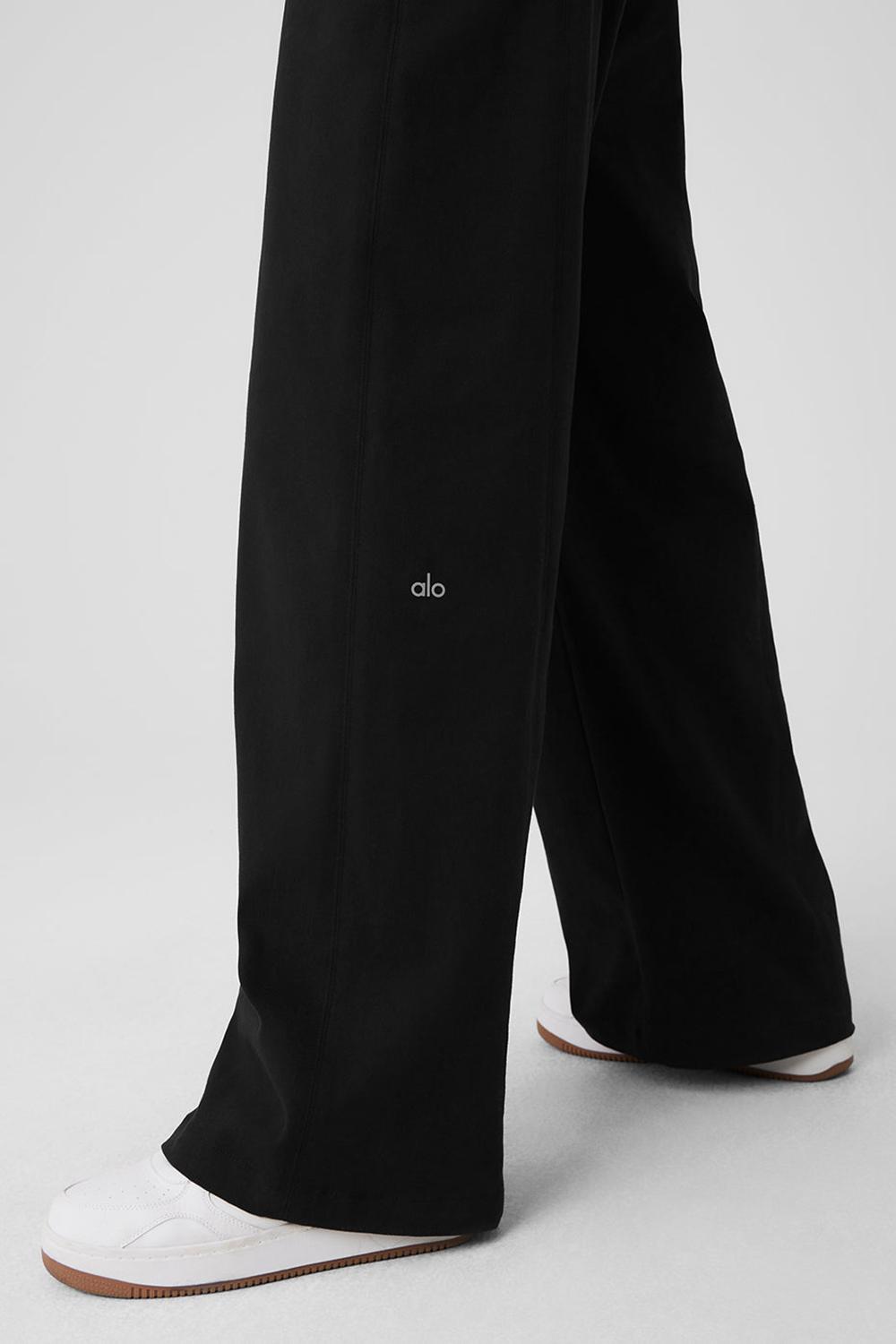 Pantalon Alo Yoga High-Waist Risk Taker Mujer Negras | España  RUQX-65123
