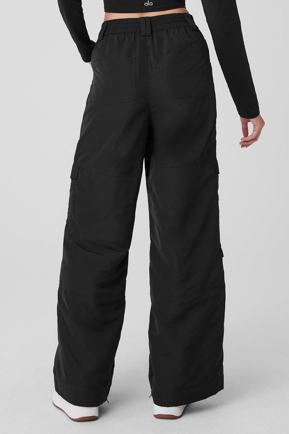 Pantalon Alo Yoga High-Waist Ski-Moto Mujer Negras | España  CHQL-15296