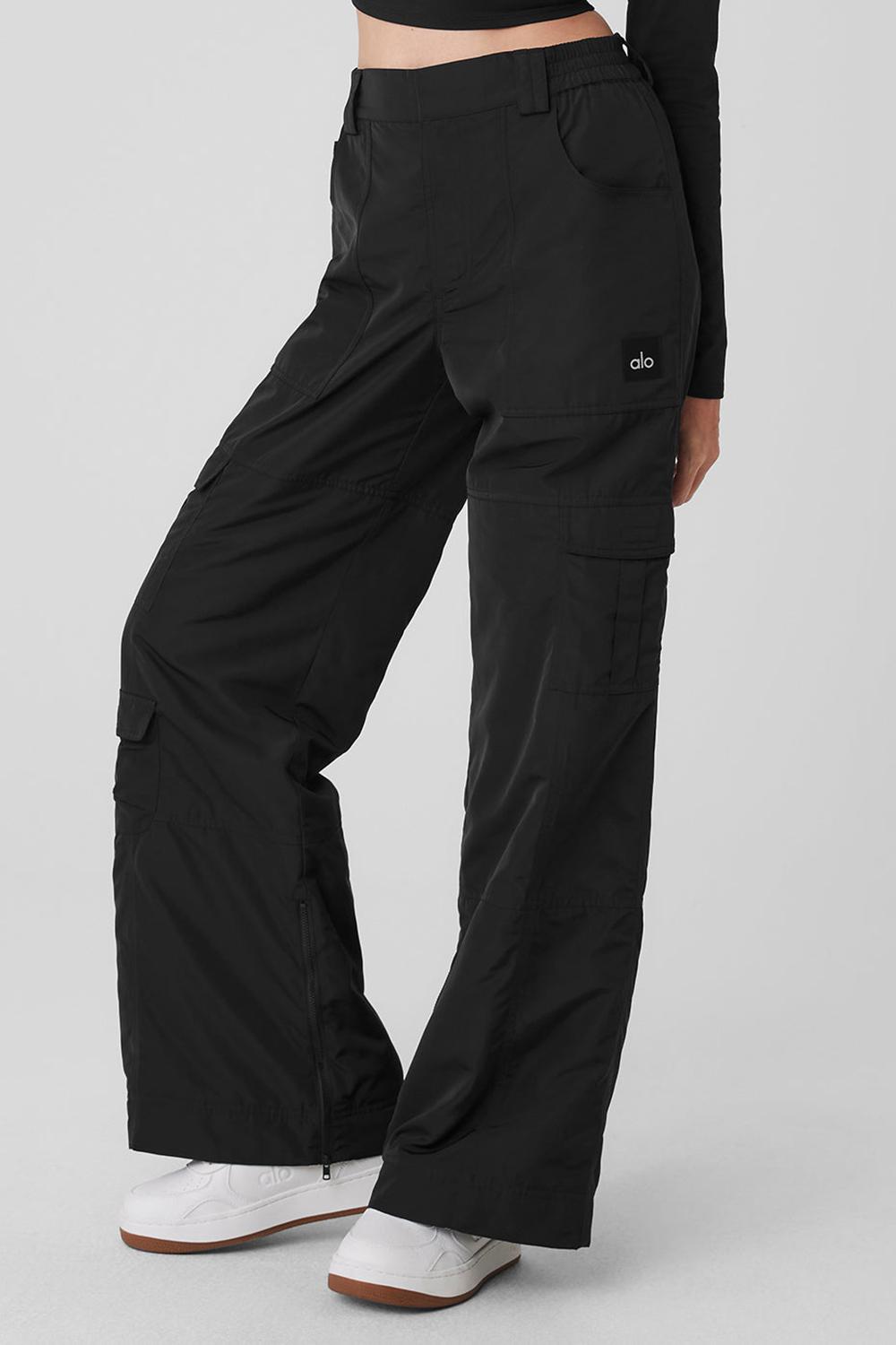 Pantalon Alo Yoga High-Waist Ski-Moto Mujer Negras | España  CHQL-15296