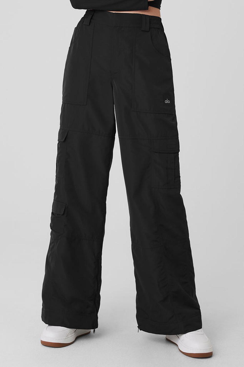 Pantalon Alo Yoga High-Waist Ski-Moto Mujer Negras | España  CHQL-15296