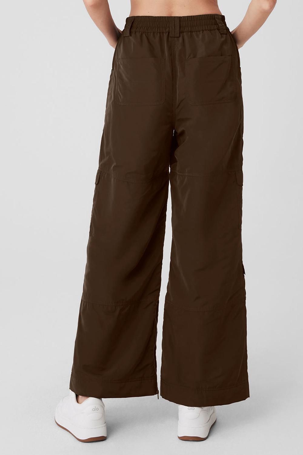 Pantalon Alo Yoga High-Waist Ski-Moto Mujer Espresso | España  RNTW-15207