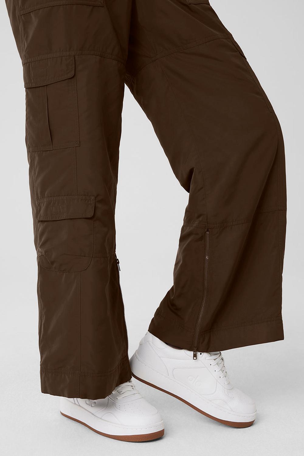 Pantalon Alo Yoga High-Waist Ski-Moto Mujer Espresso | España  RNTW-15207