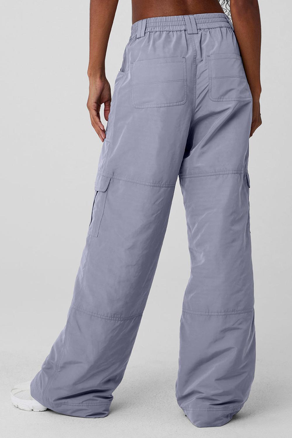 Pantalon Alo Yoga High-Waist Ski-Moto Mujer Fog | España  DBAN-03867