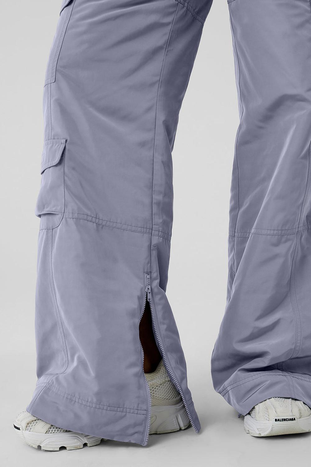 Pantalon Alo Yoga High-Waist Ski-Moto Mujer Fog | España  DBAN-03867