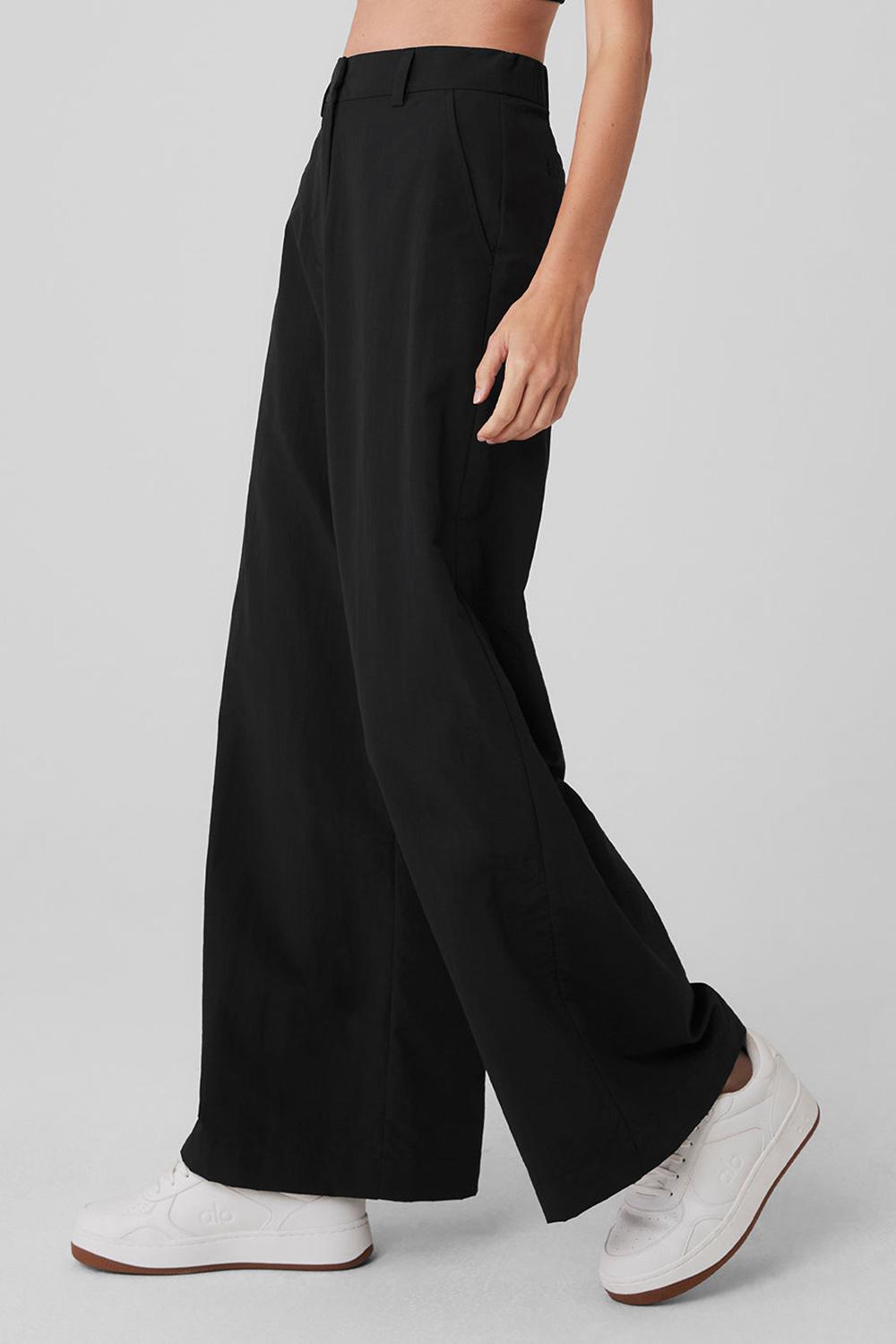Pantalon Alo Yoga High-Waist Street Smart Mujer Negras | España  ZNQJ-12567
