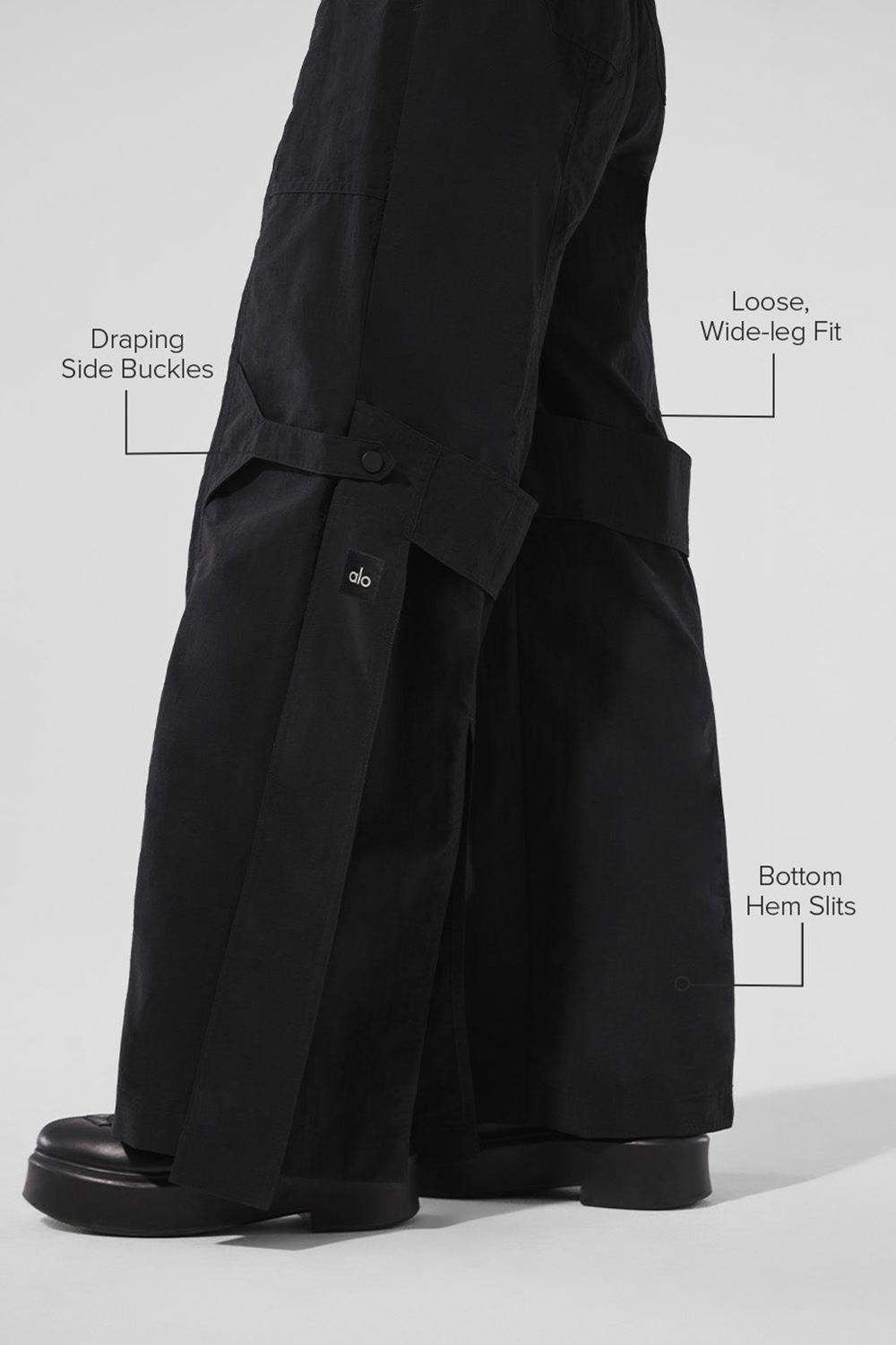 Pantalon Alo Yoga High-Waist Voyager Mujer Negras | España  EWXS-40689