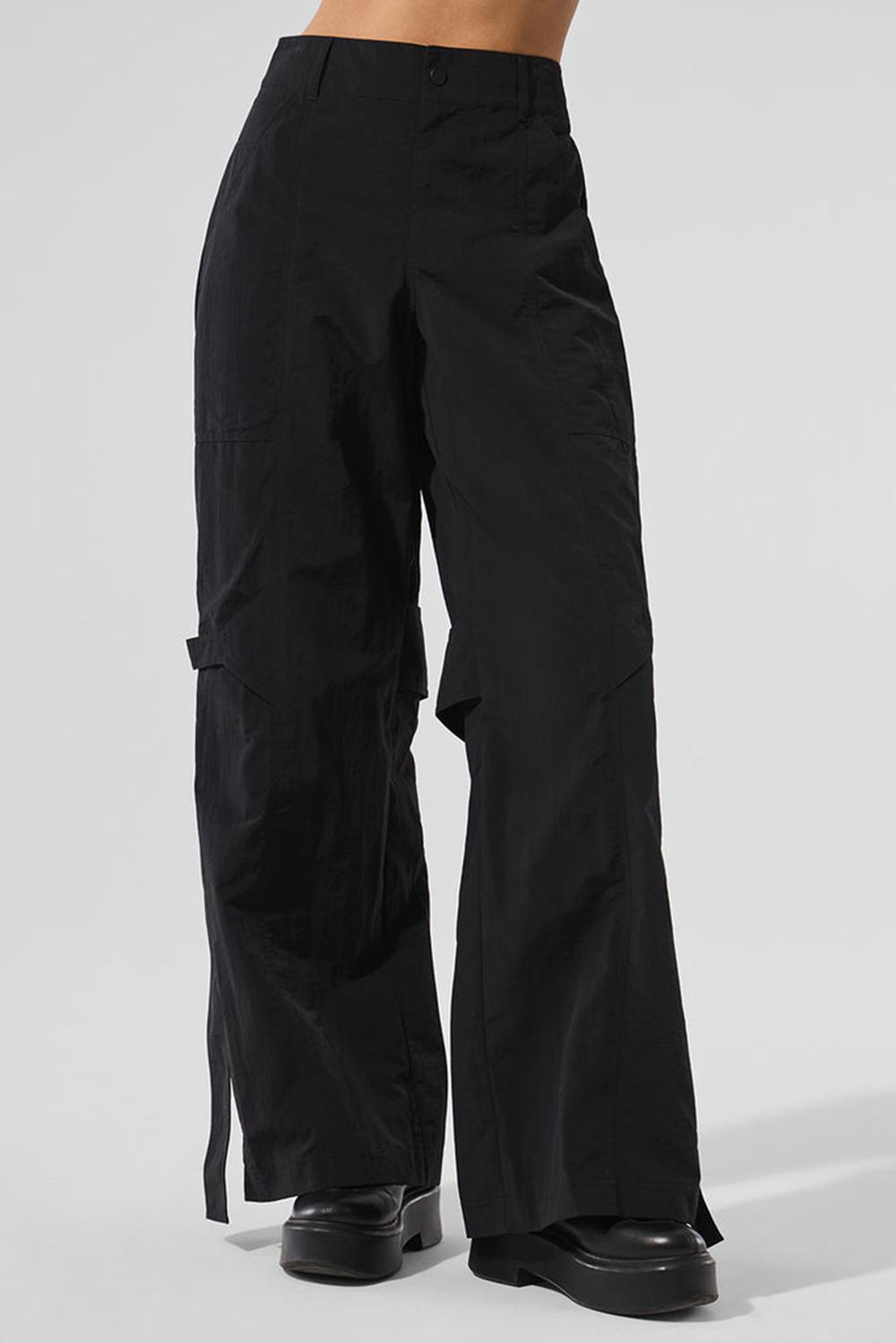 Pantalon Alo Yoga High-Waist Voyager Mujer Negras | España  EWXS-40689