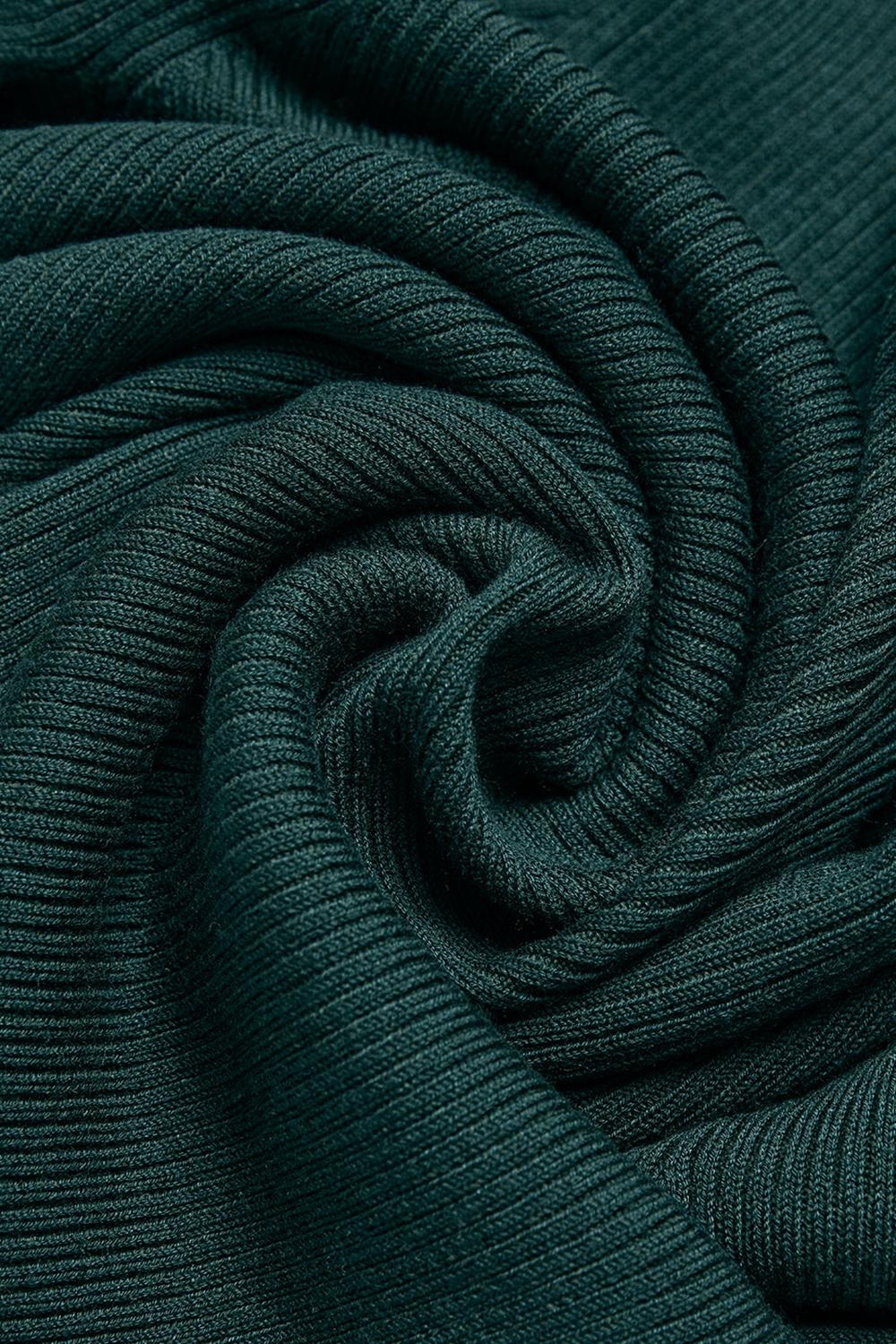 Pantalon Alo Yoga Knit High-Waist Salana Wide Leg Mujer Verde | España  RDCQ-75263