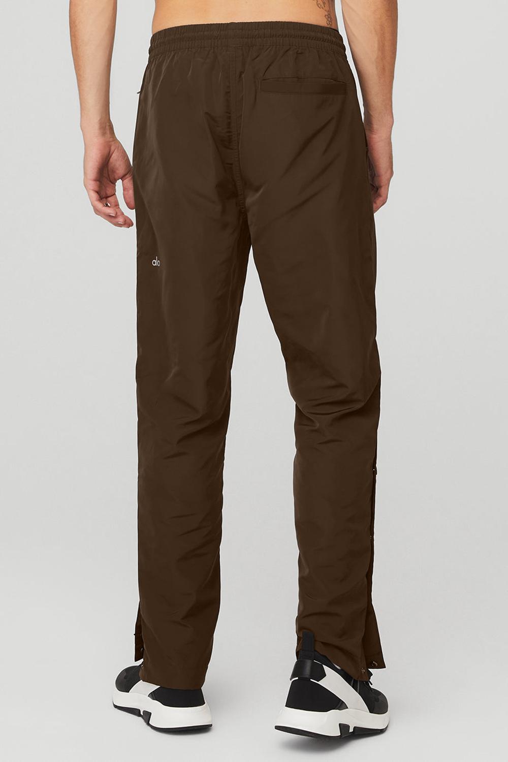 Pantalon Alo Yoga Legend Snap Hombre Espresso | España  NZPC-36487