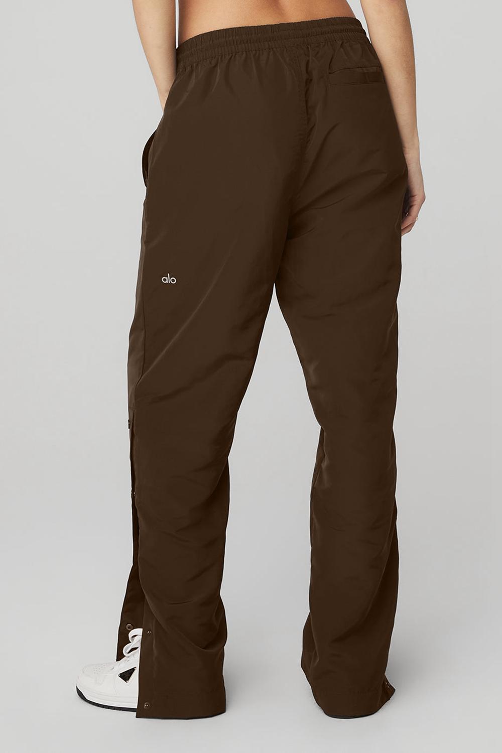 Pantalon Alo Yoga Legend Snap Mujer Espresso | España  KZUS-37495