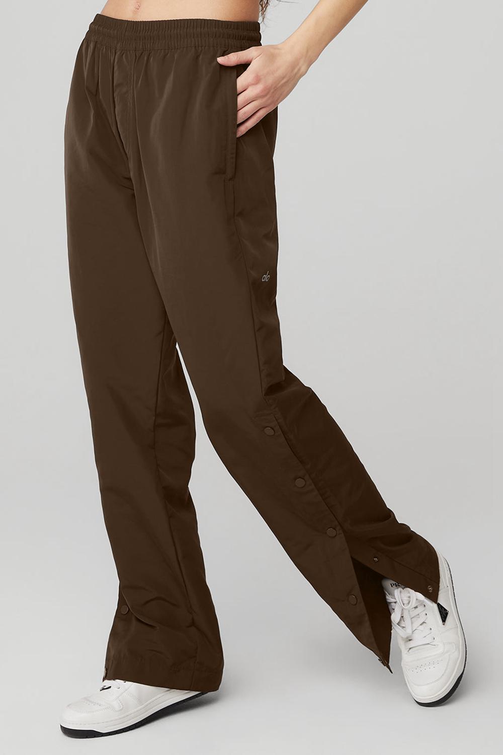 Pantalon Alo Yoga Legend Snap Mujer Espresso | España  KZUS-37495