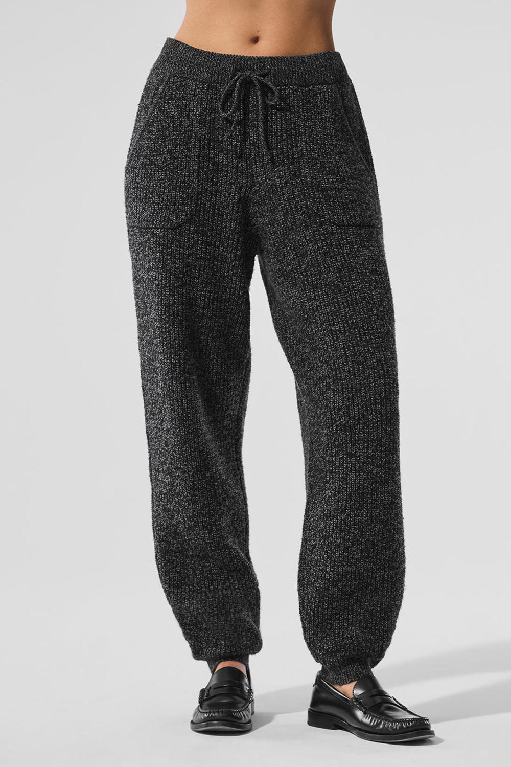 Pantalon Alo Yoga Marl Sweater Mujer Negras | España  BWPL-54803