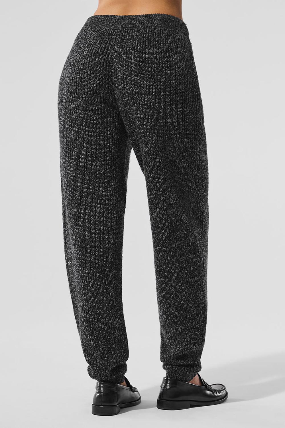 Pantalon Alo Yoga Marl Sweater Mujer Negras | España  BWPL-54803