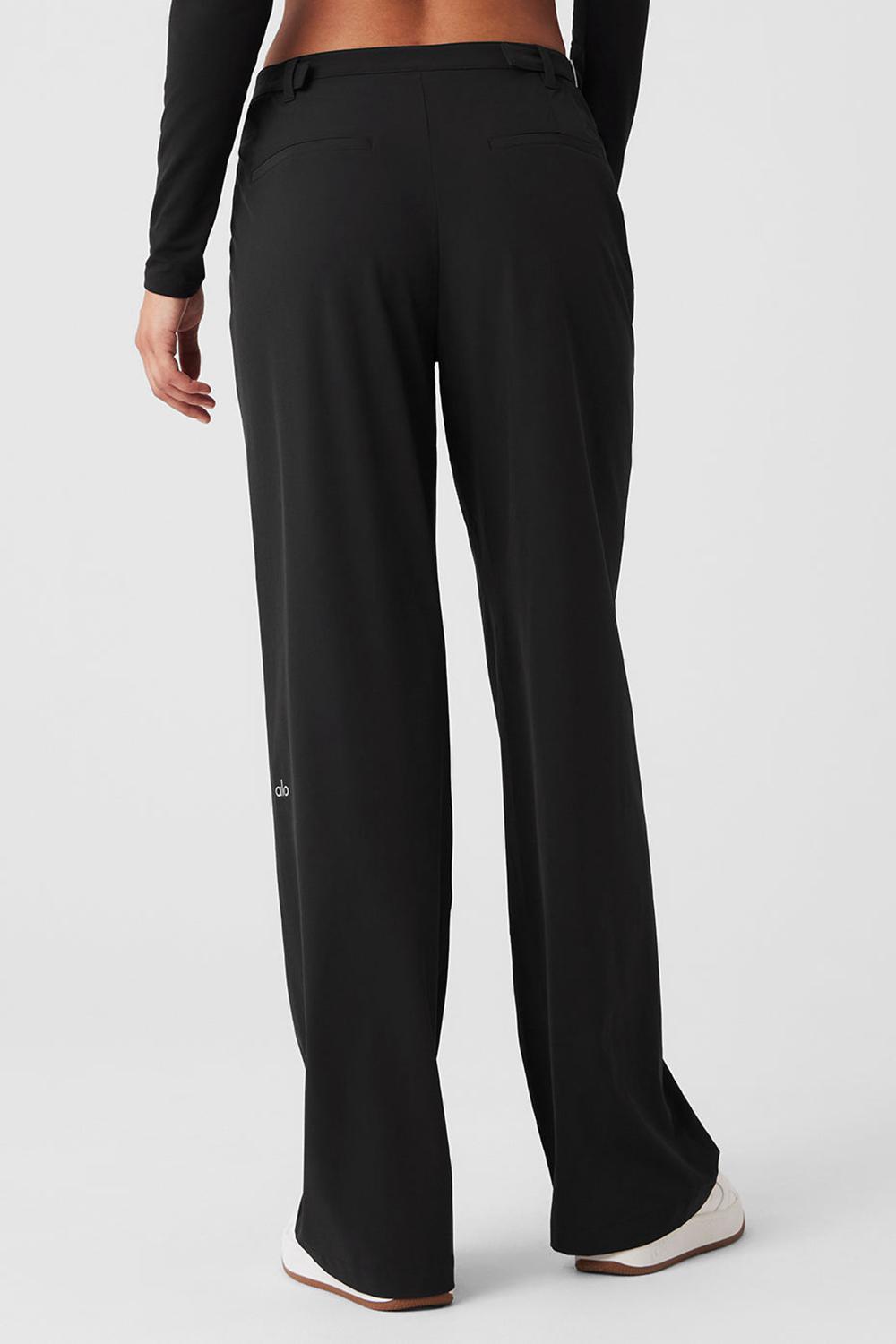 Pantalon Alo Yoga Mid-Rise Showdown Mujer Negras | España  YCEA-94230