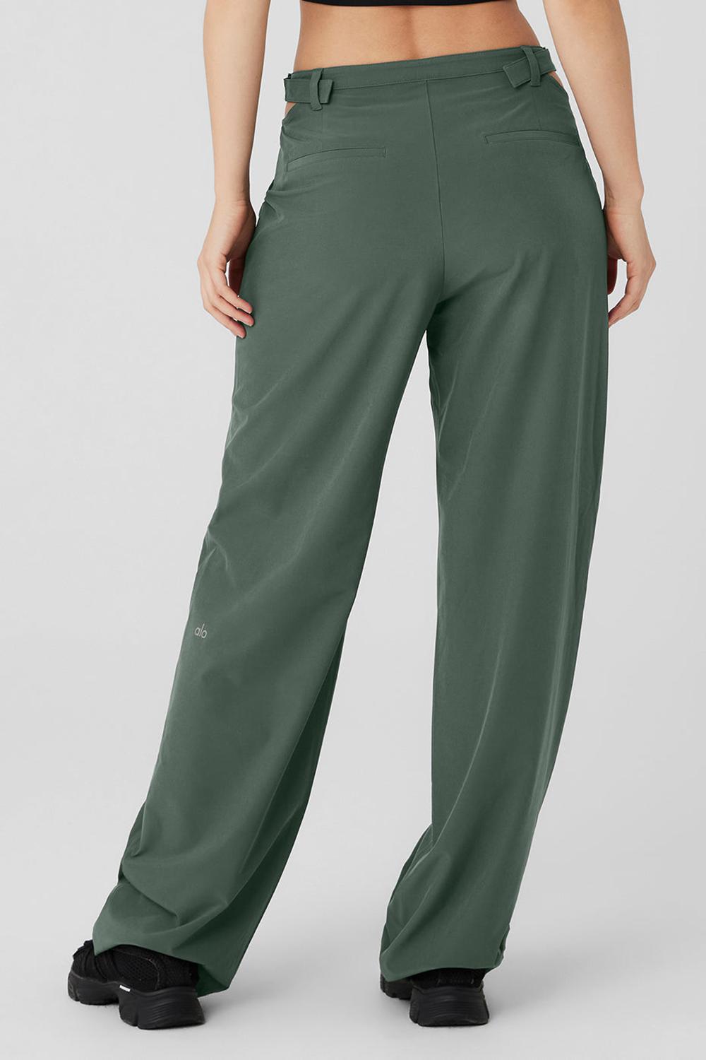 Pantalon Alo Yoga Mid-Rise Showdown Mujer Verde Menta | España  WDPZ-97152