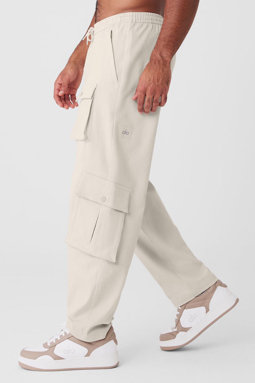 Pantalon Alo Yoga Northstar Cargo Hombre Bone | España  IKNZ-70893