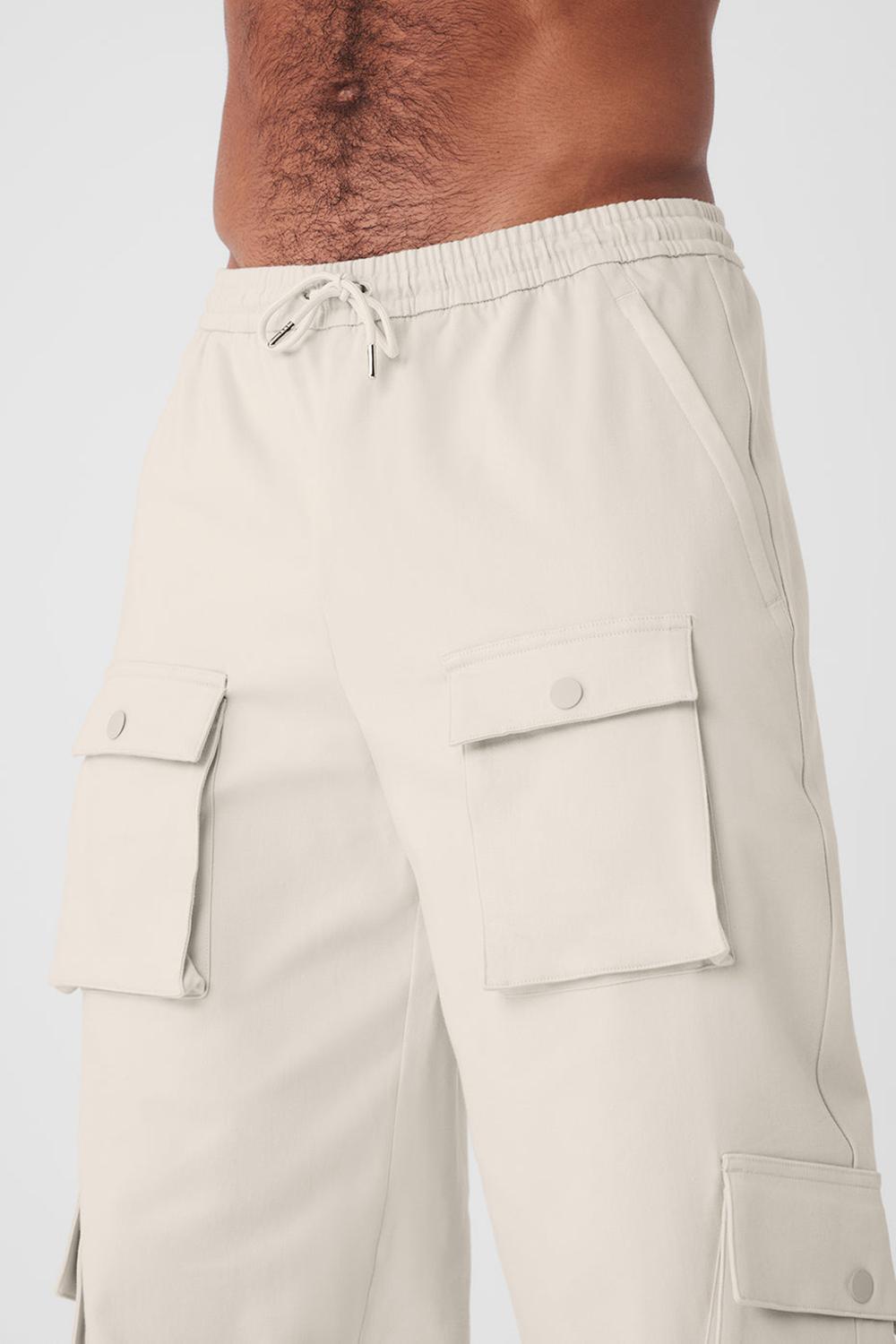 Pantalon Alo Yoga Northstar Cargo Hombre Bone | España  IKNZ-70893