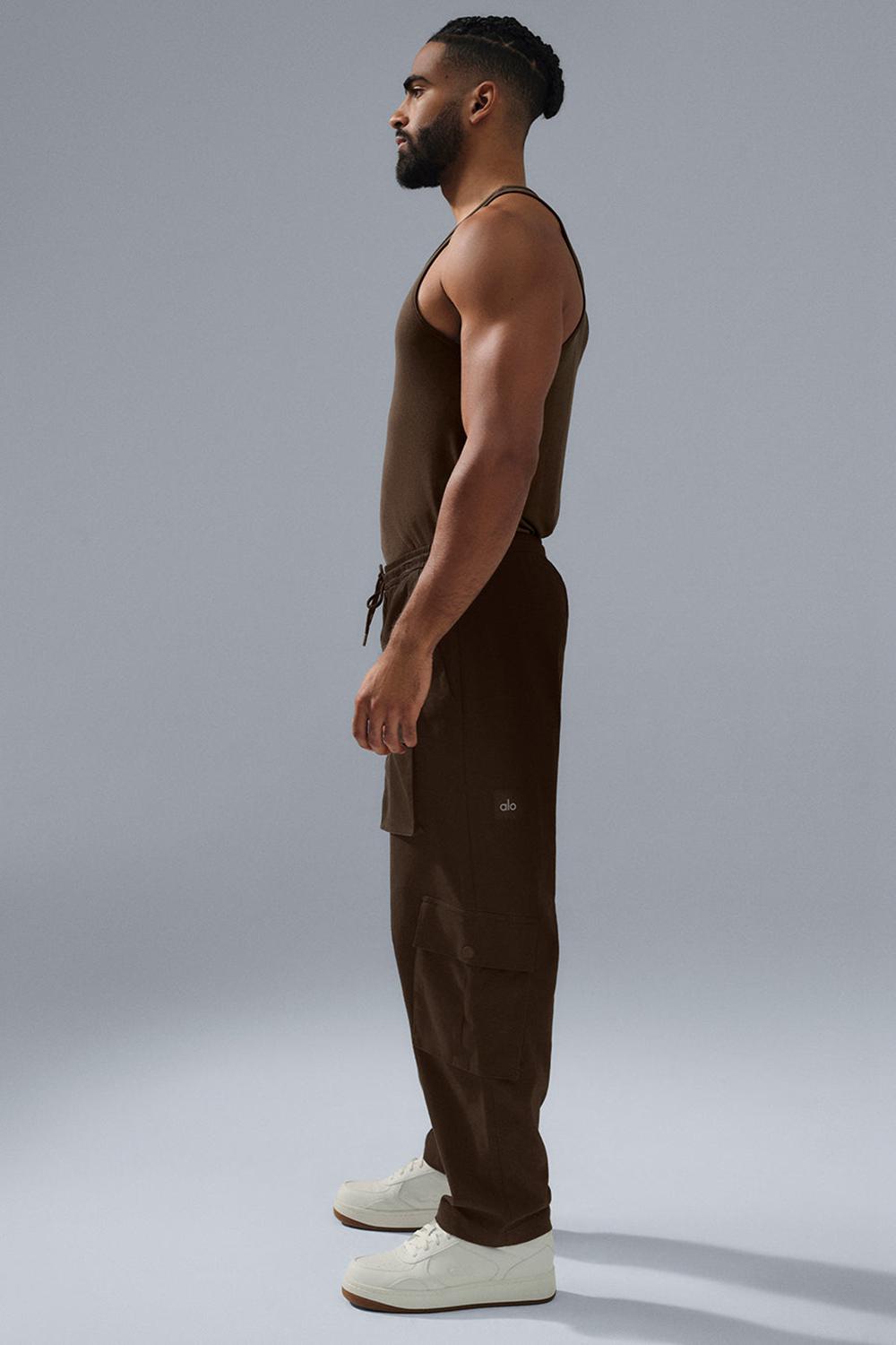 Pantalon Alo Yoga Northstar Cargo Hombre Espresso | España  LXCA-05649