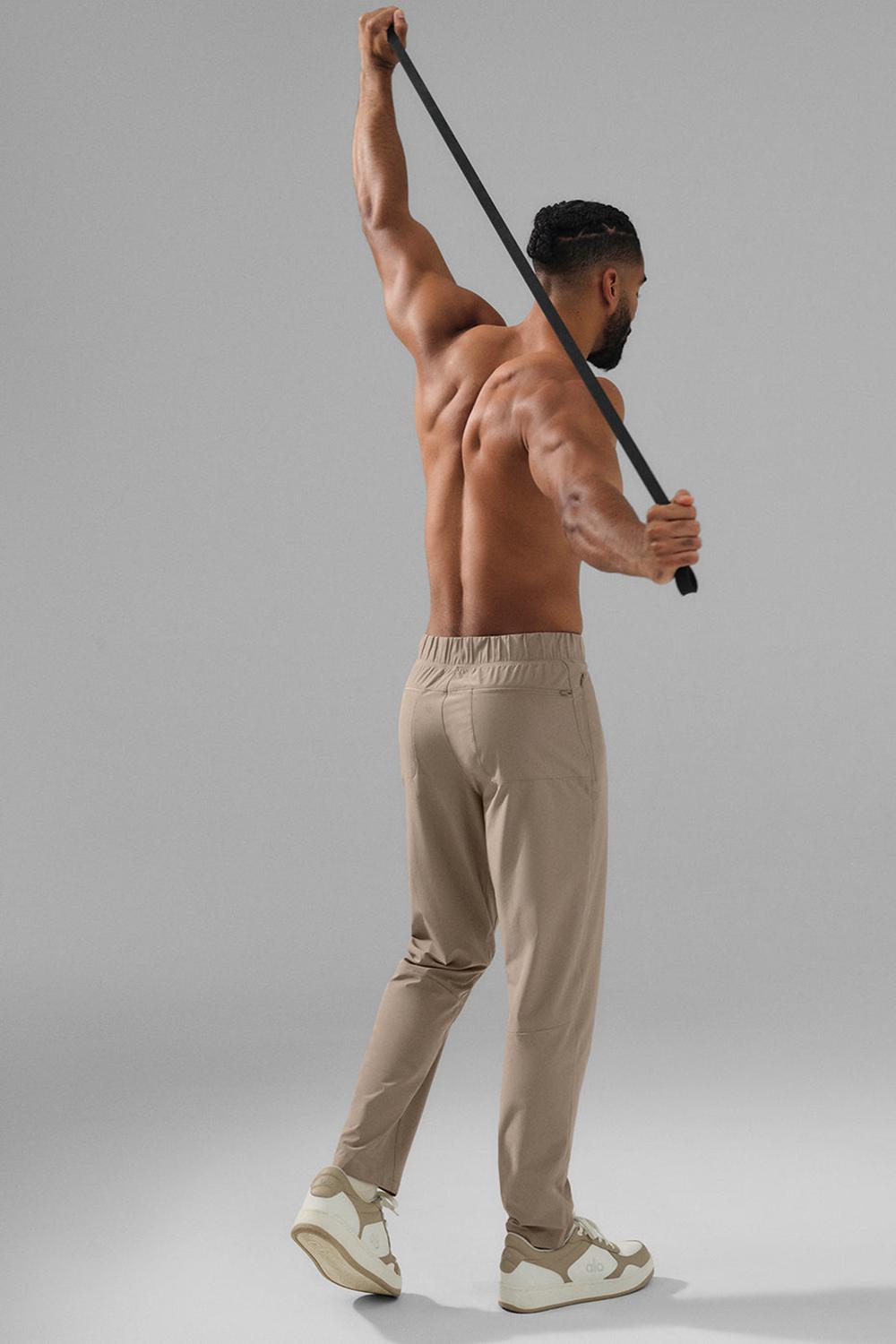 Pantalon Alo Yoga Repetition Hombre Gravel | España  RUHM-64912