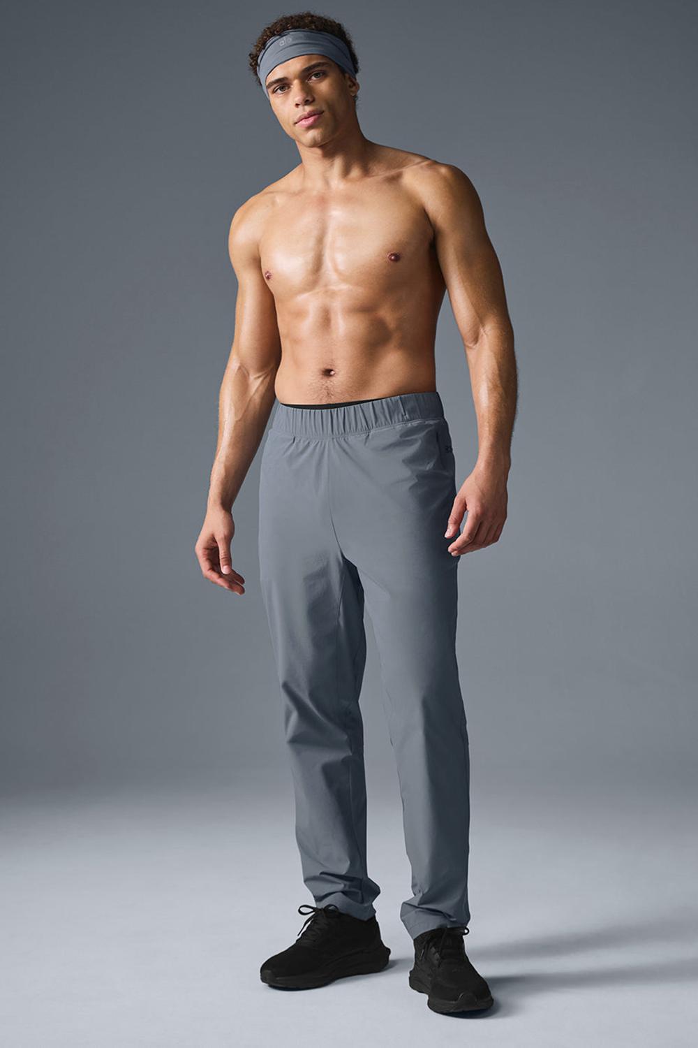 Pantalon Alo Yoga Repetition Hombre Gris | España  HAEL-45023