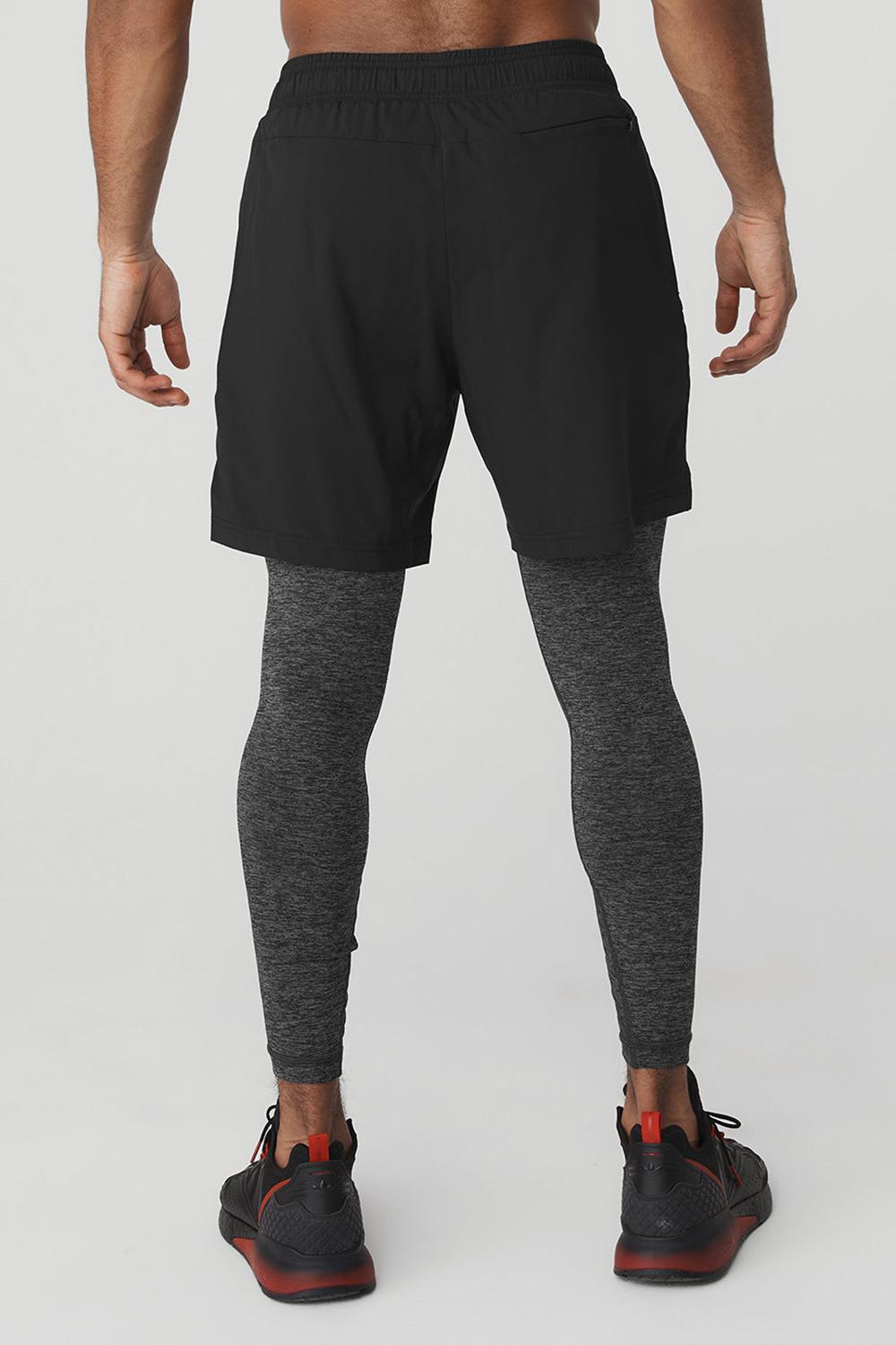 Pantalon Alo Yoga Stability 2 In 1 | España  &s Hombre Negras Gris Oscuro | España  BLYC-17592