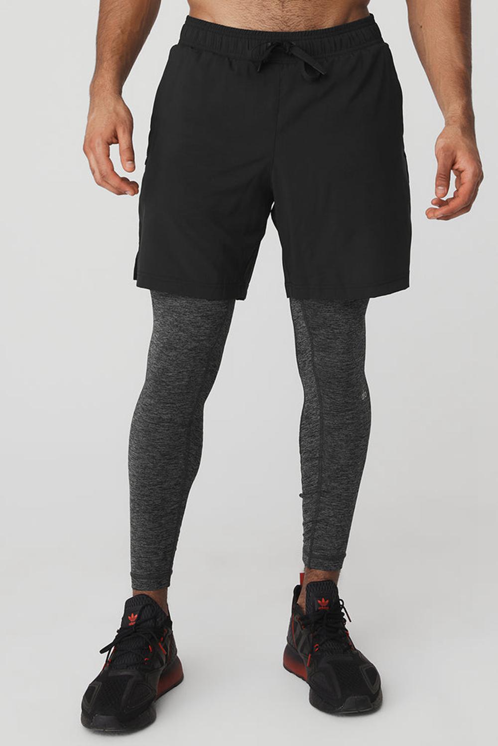 Pantalon Alo Yoga Stability 2 In 1 | España  &s Hombre Negras Gris Oscuro | España  BLYC-17592