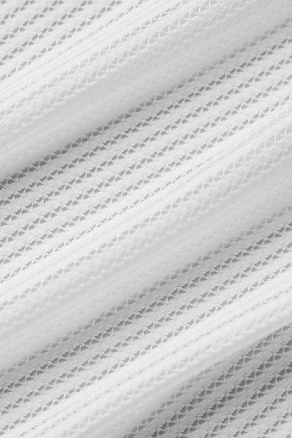 Pantalon Alo Yoga Striped Mesh Tropical Nights Flare Mujer Ivory | España  SZOW-24037