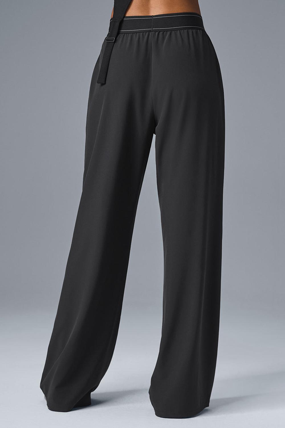 Pantalon Alo Yoga Suit Up (Long) Mujer Negras | España  ZEMR-39784