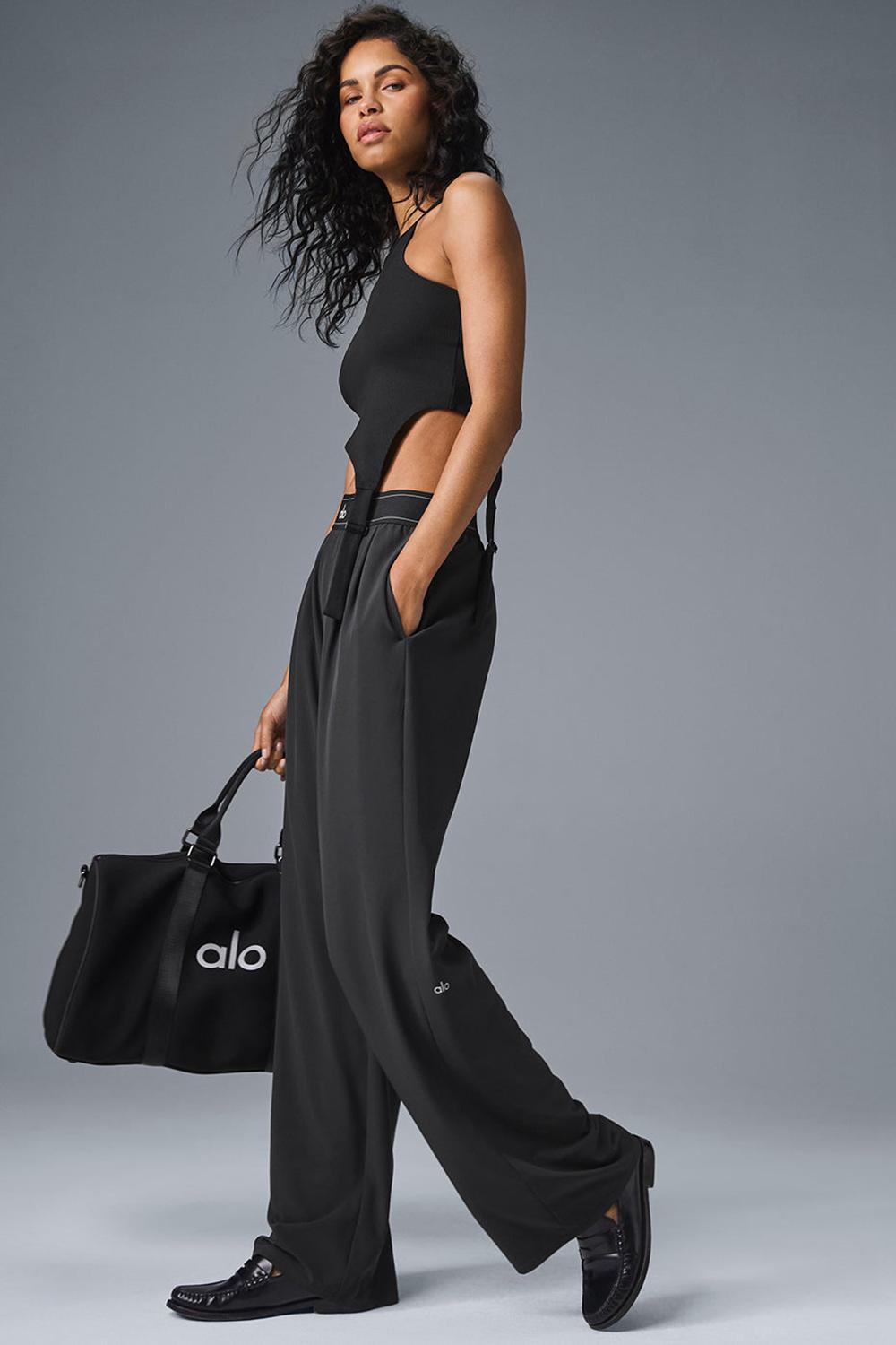 Pantalon Alo Yoga Suit Up (Long) Mujer Negras | España  ZEMR-39784