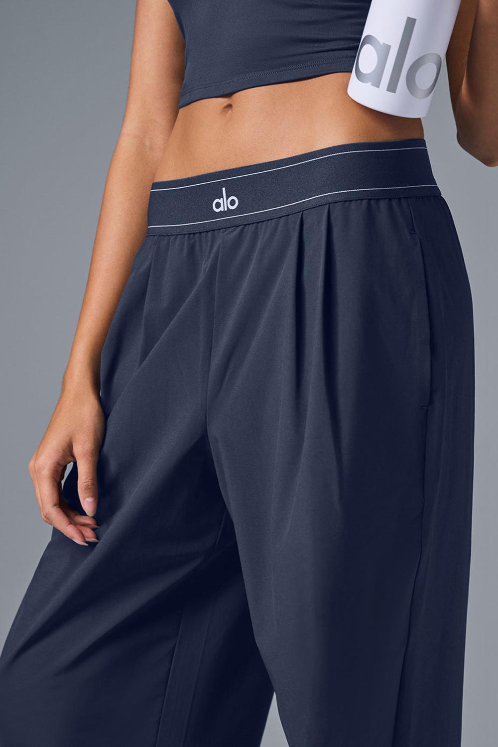 Pantalon Alo Yoga Suit Up (Regular) Mujer Azul Marino | España  SOIG-54072