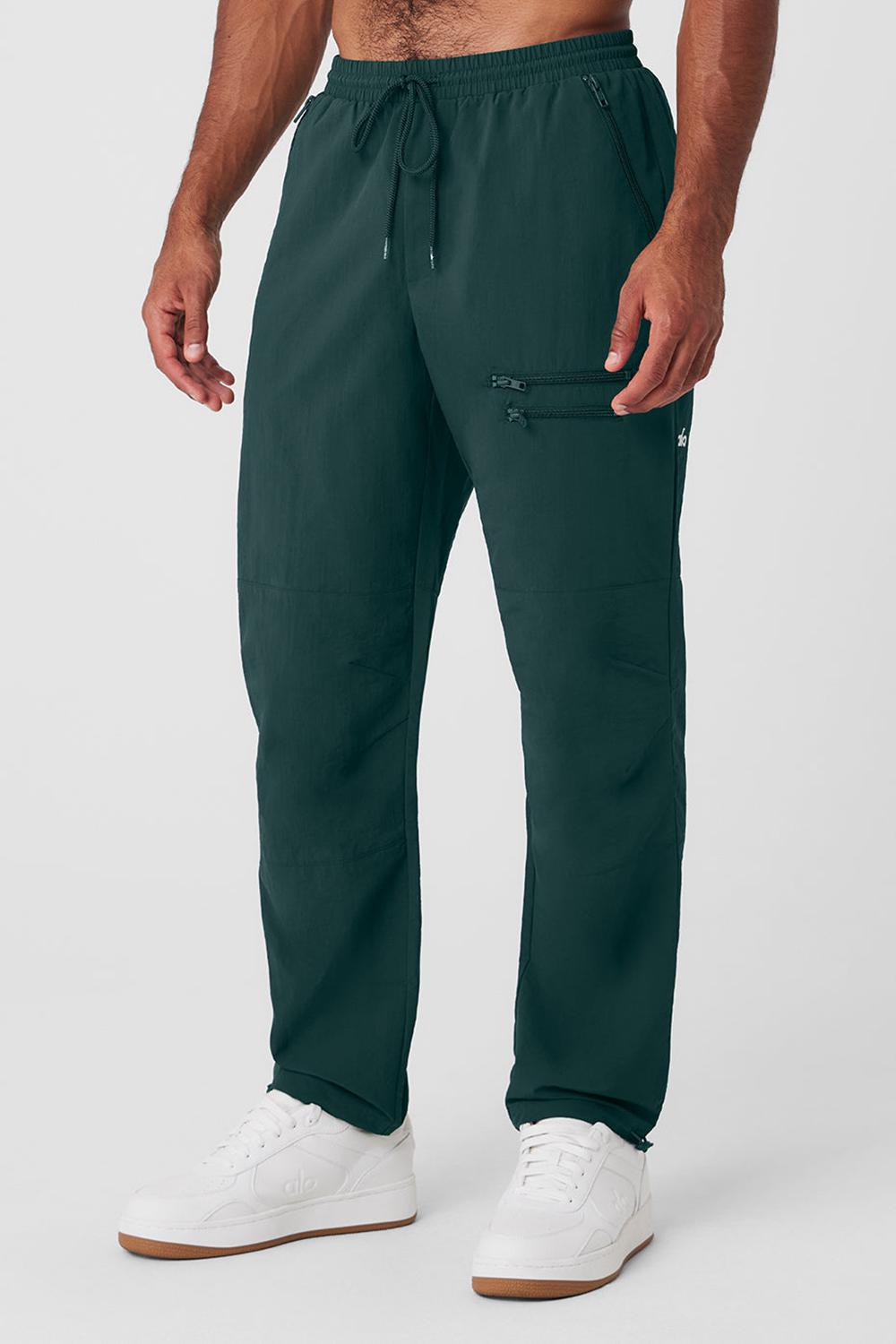 Pantalon Alo Yoga Takeaway Track Hombre Verde | España  WKFU-48397