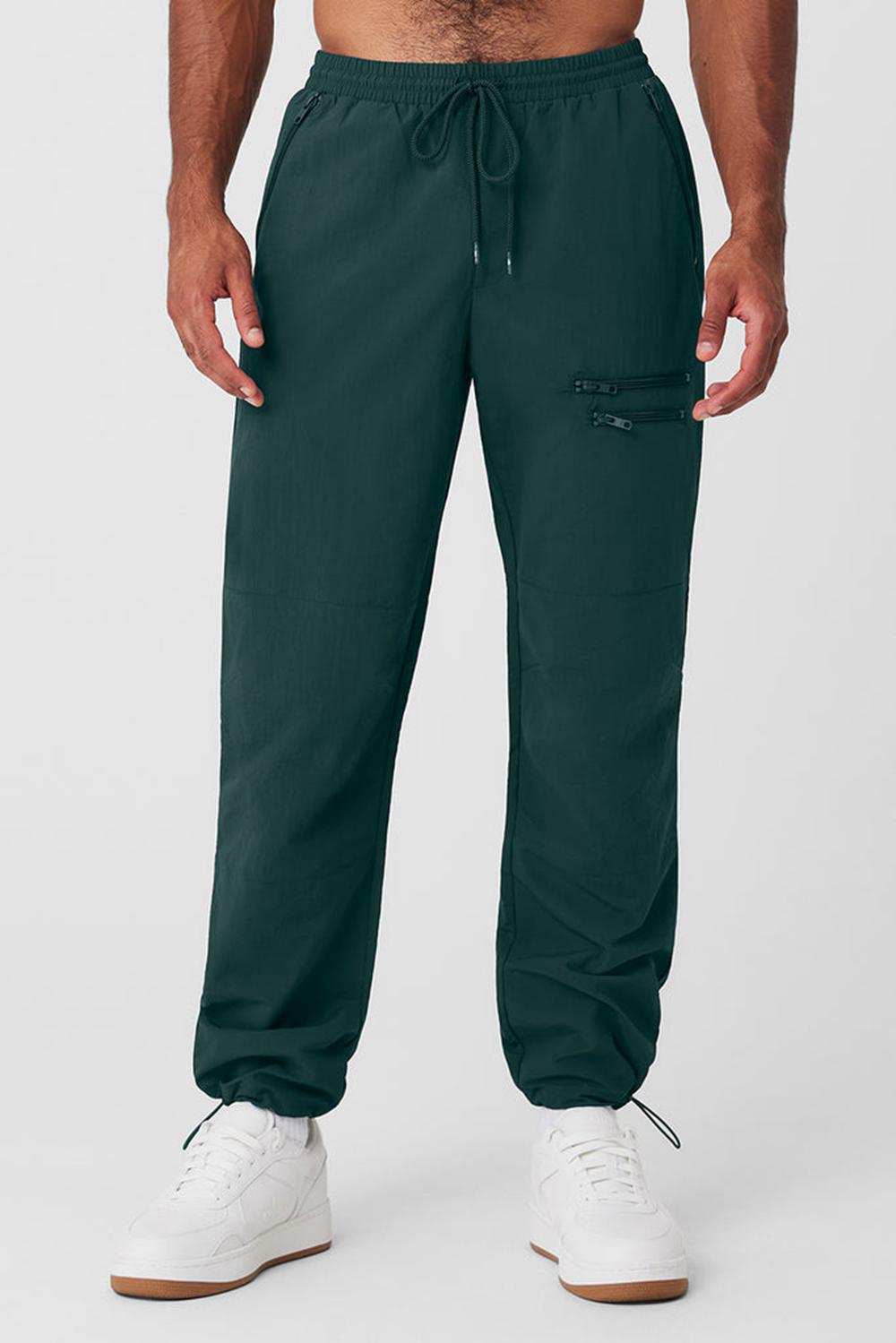 Pantalon Alo Yoga Takeaway Track Hombre Verde | España  WKFU-48397