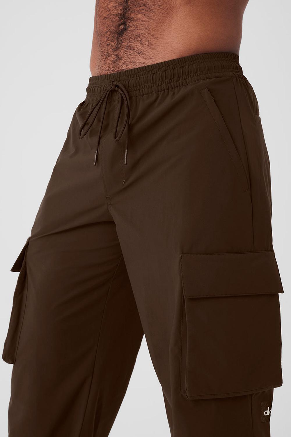 Pantalon Alo Yoga Voyage Utility Cargo Hombre Espresso | España  TWSY-68497