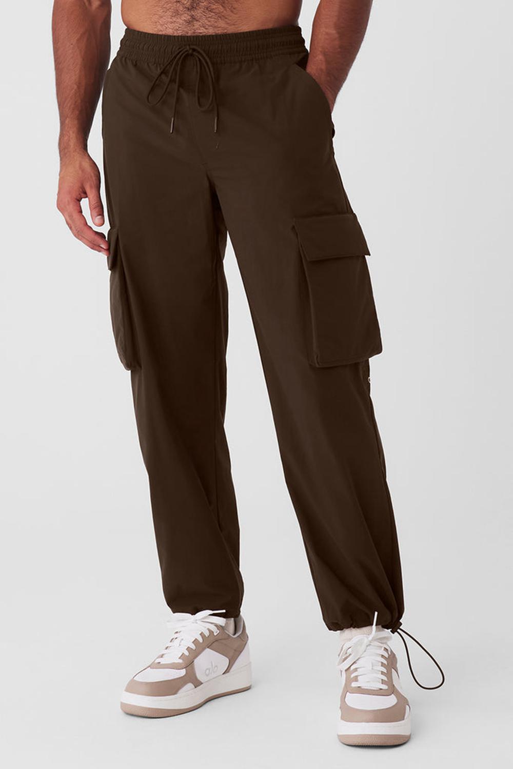 Pantalon Alo Yoga Voyage Utility Cargo Hombre Espresso | España  TWSY-68497