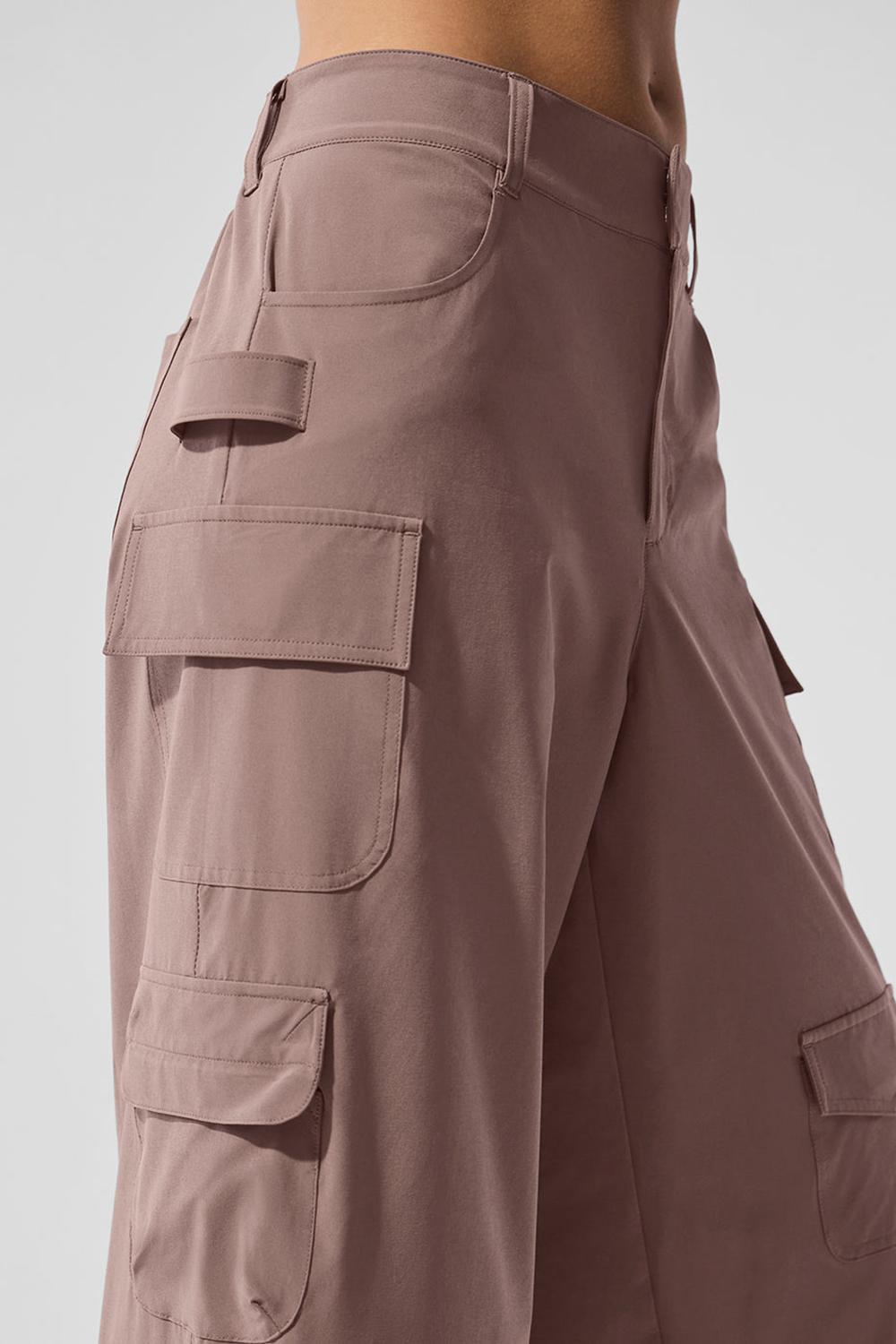 Pantalon Alo Yoga Workwear Cargo Mujer Mushroom | España  KIPM-86452