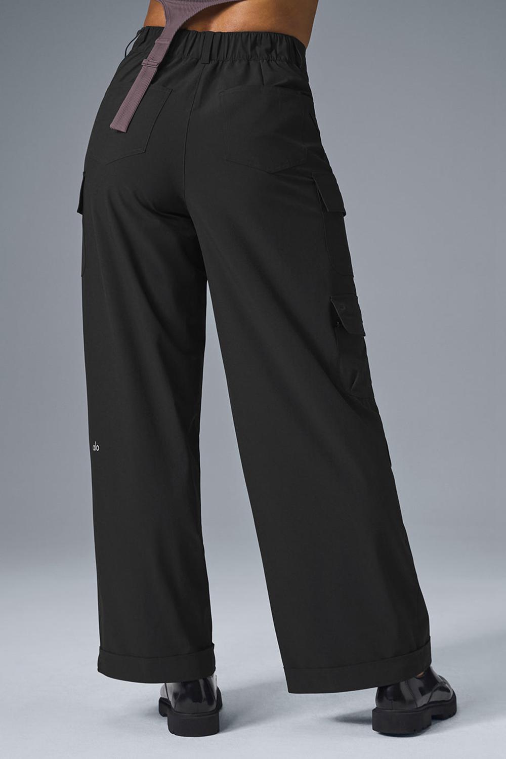 Pantalon Alo Yoga Workwear Cargo Mujer Negras | España  CYZW-16708