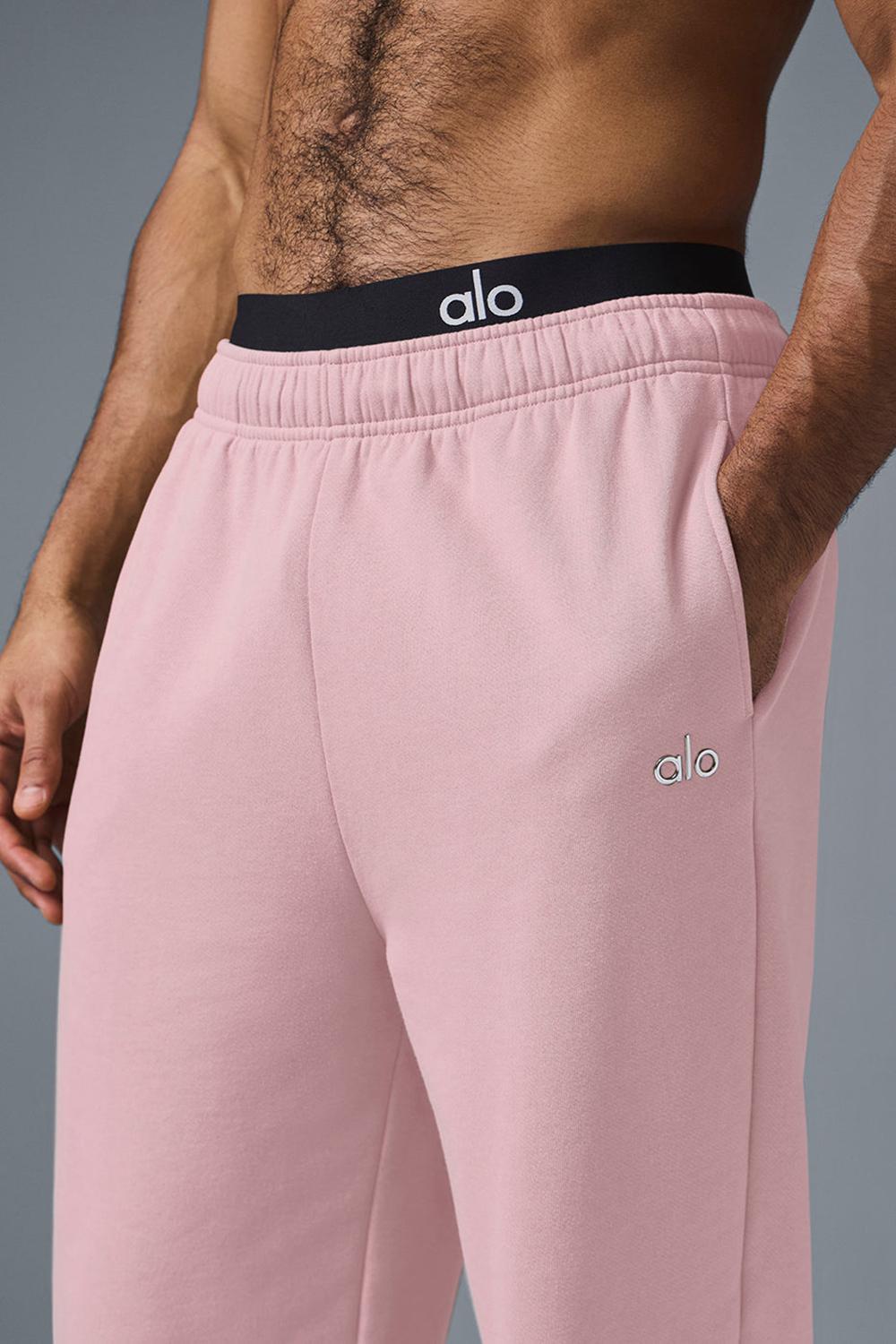 Pantalon Deportivo Alo Yoga Accolade Hombre Rosas | España  UOFD-59260