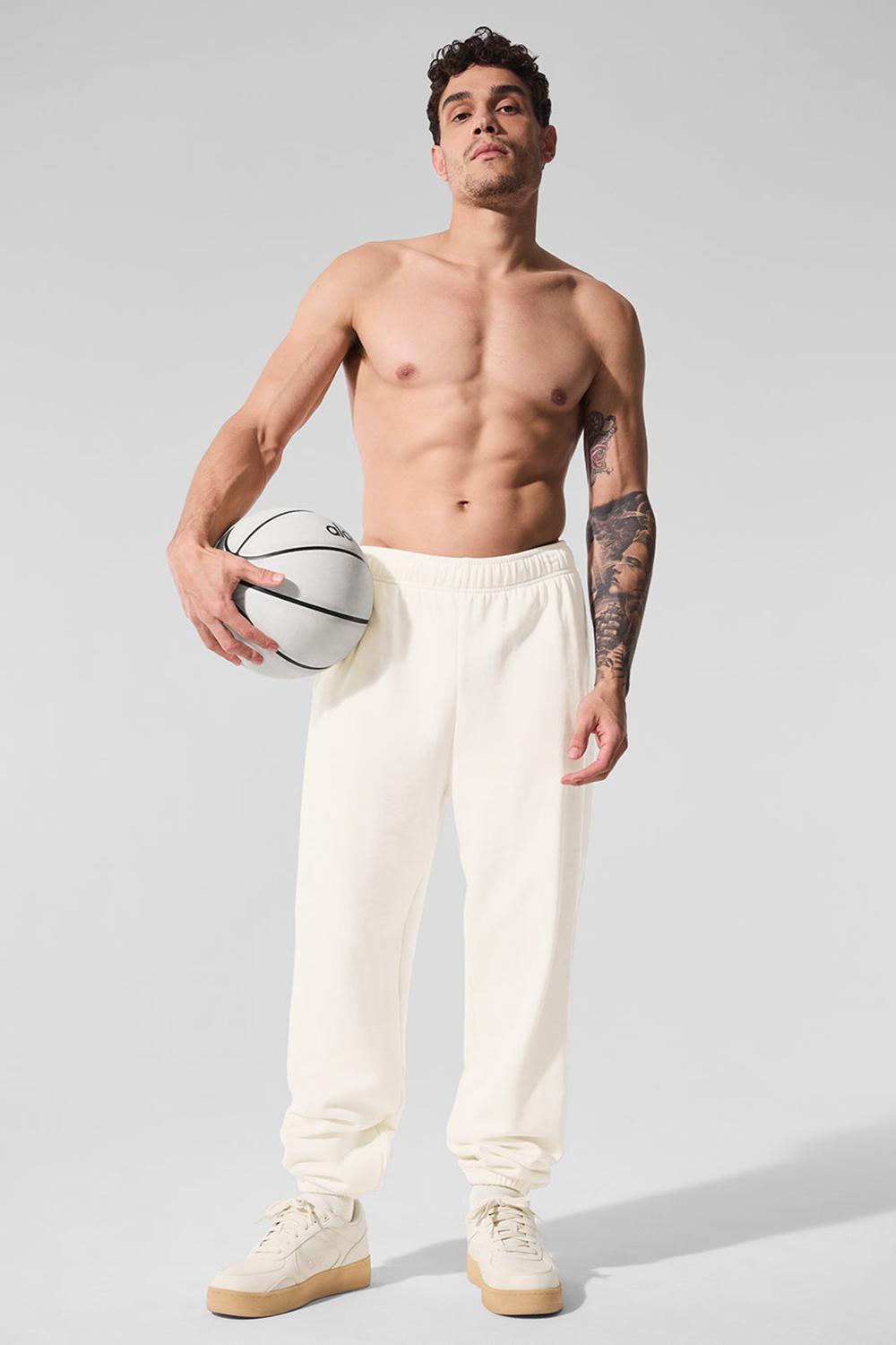 Pantalon Deportivo Alo Yoga Accolade Hombre Ivory | España  CBRI-18765