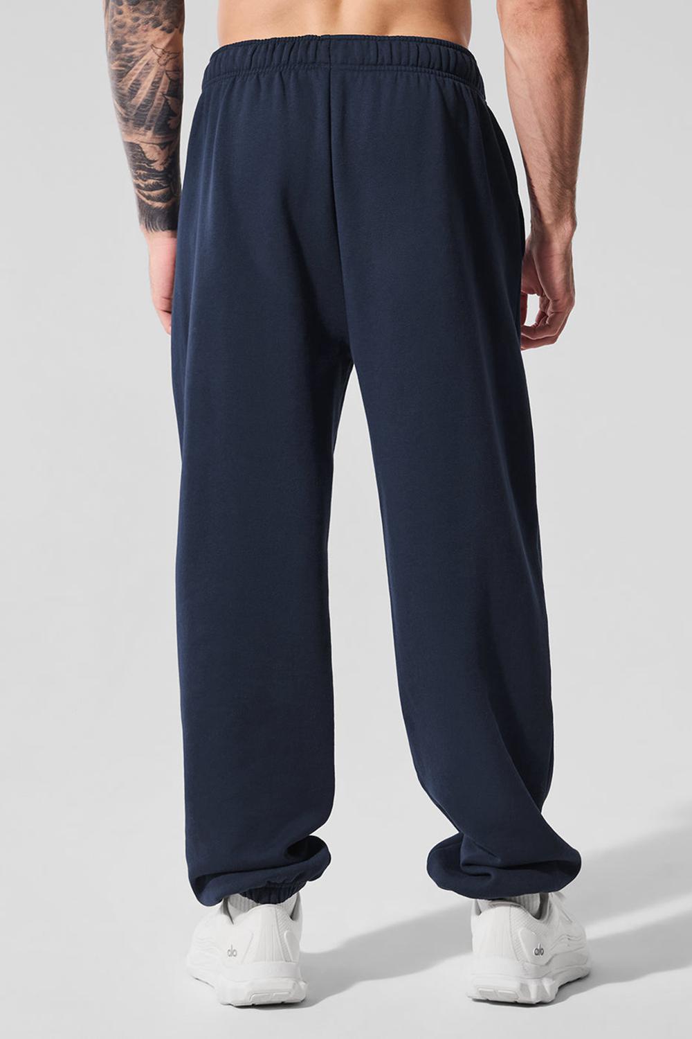 Pantalon Deportivo Alo Yoga Accolade Hombre Azul Marino | España  LMZO-85104