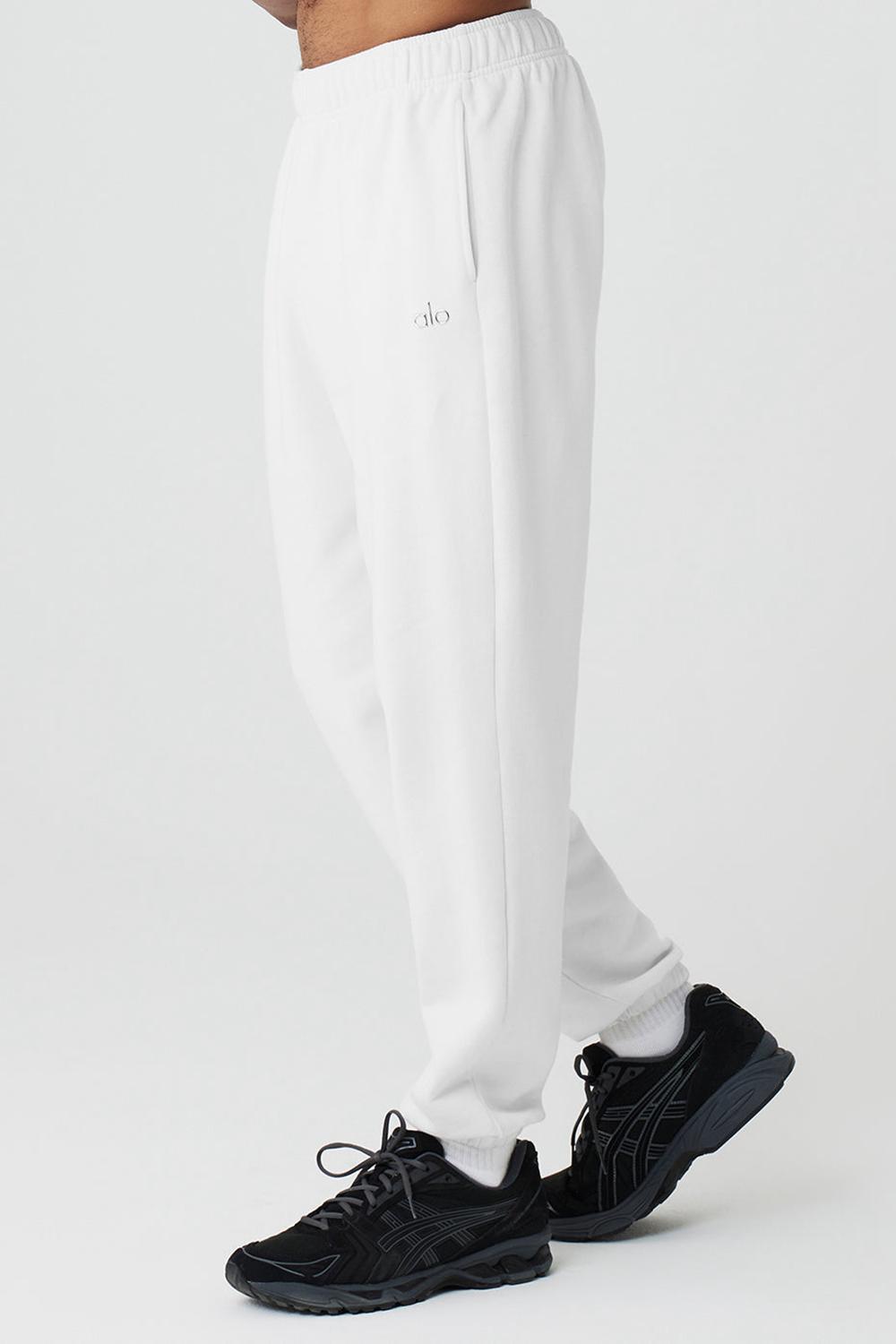 Pantalon Deportivo Alo Yoga Accolade Hombre Blancas | España  SQGV-02614