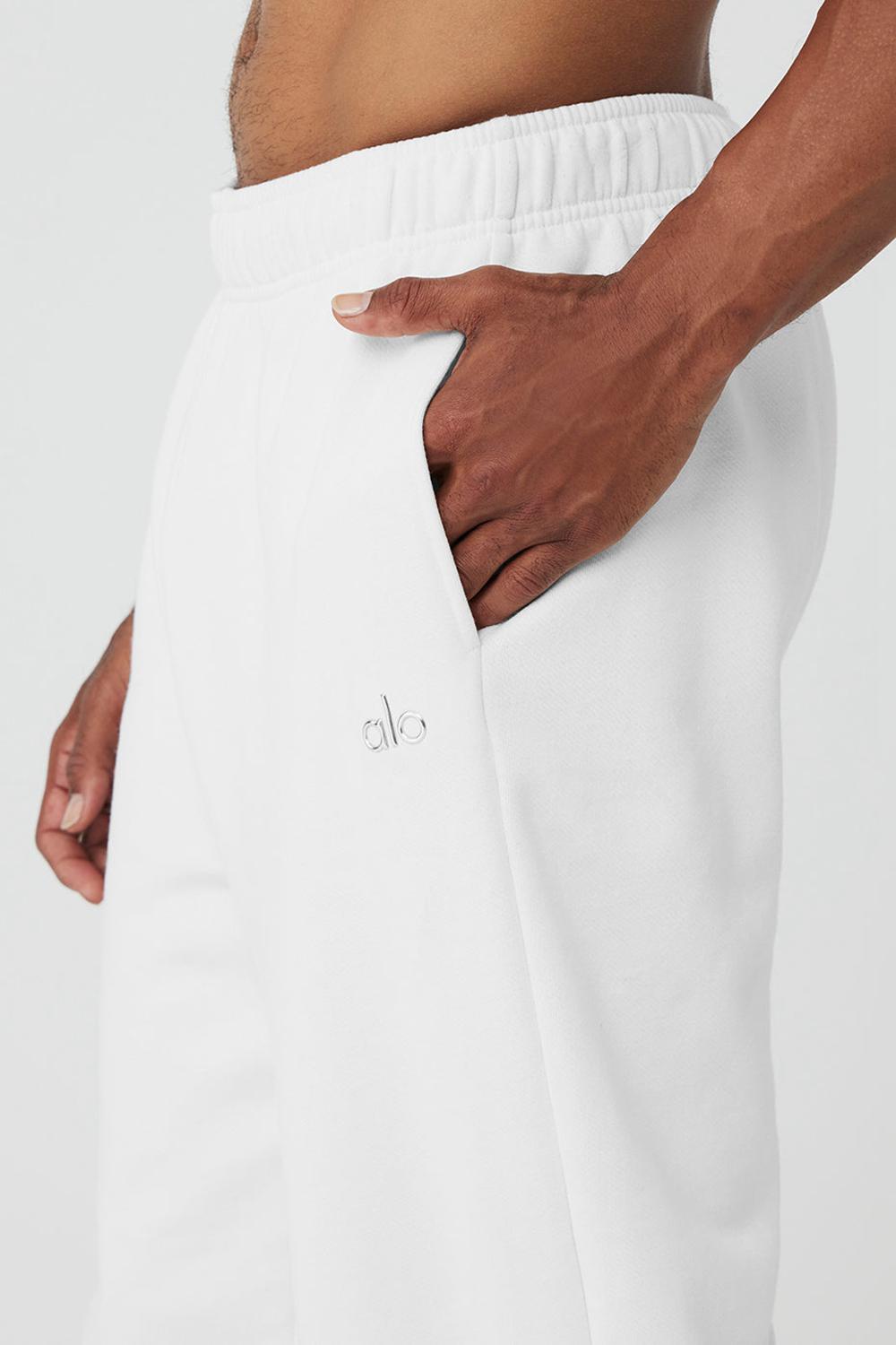 Pantalon Deportivo Alo Yoga Accolade Hombre Blancas | España  SQGV-02614