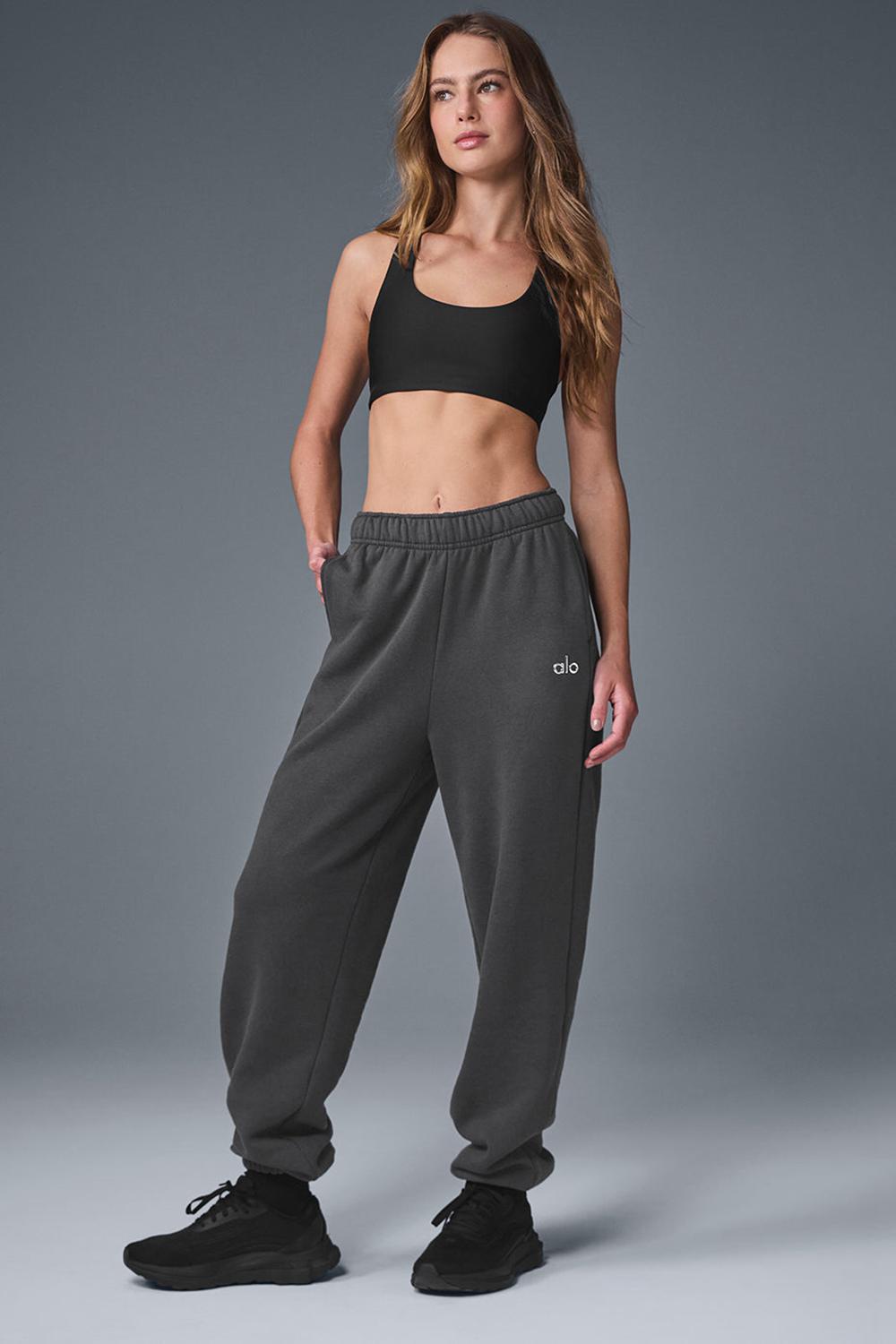 Pantalon Deportivo Alo Yoga Accolade Mujer Anthracite | España  PHIO-71502