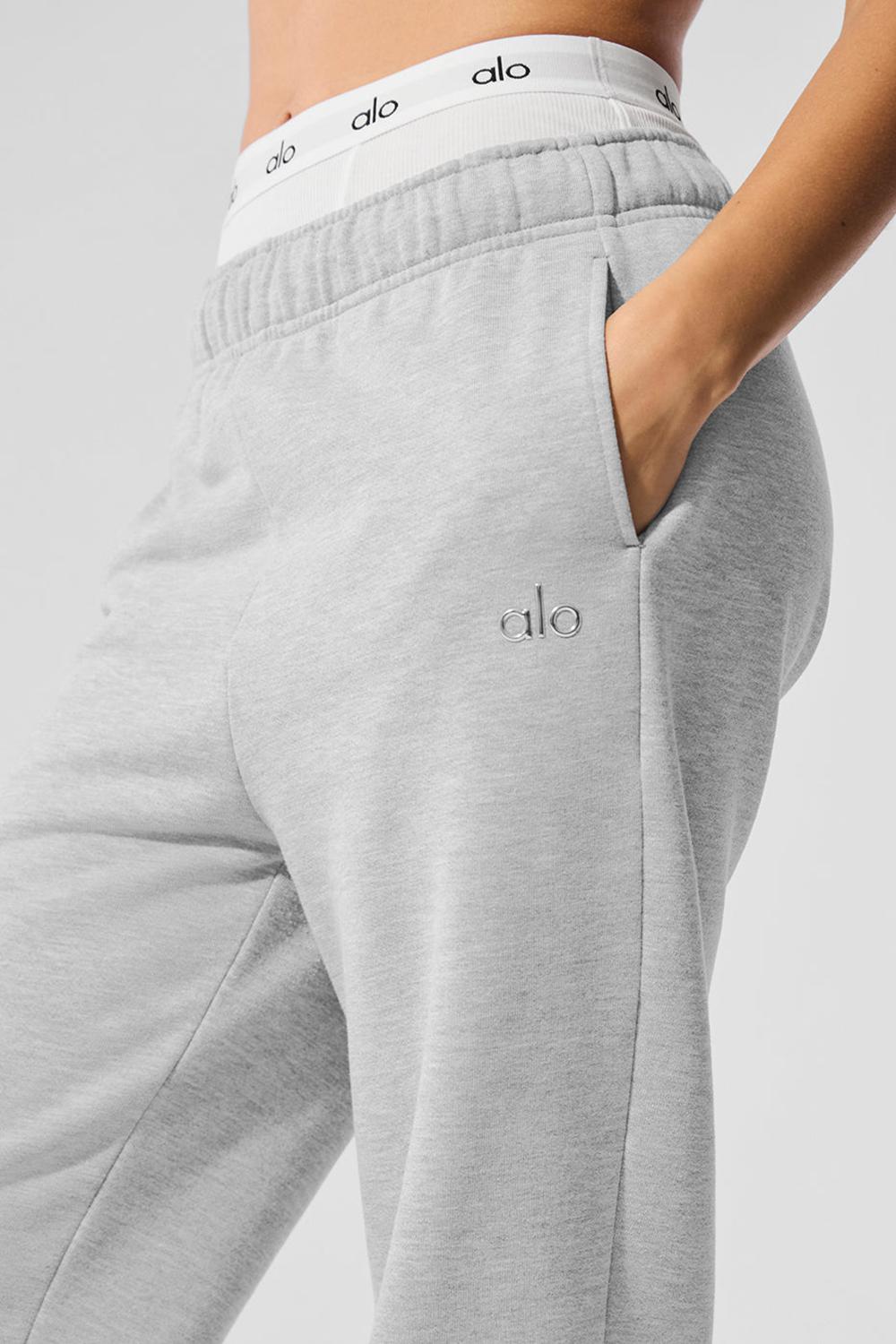 Pantalon Deportivo Alo Yoga Accolade Mujer Gris | España  YGNI-34102