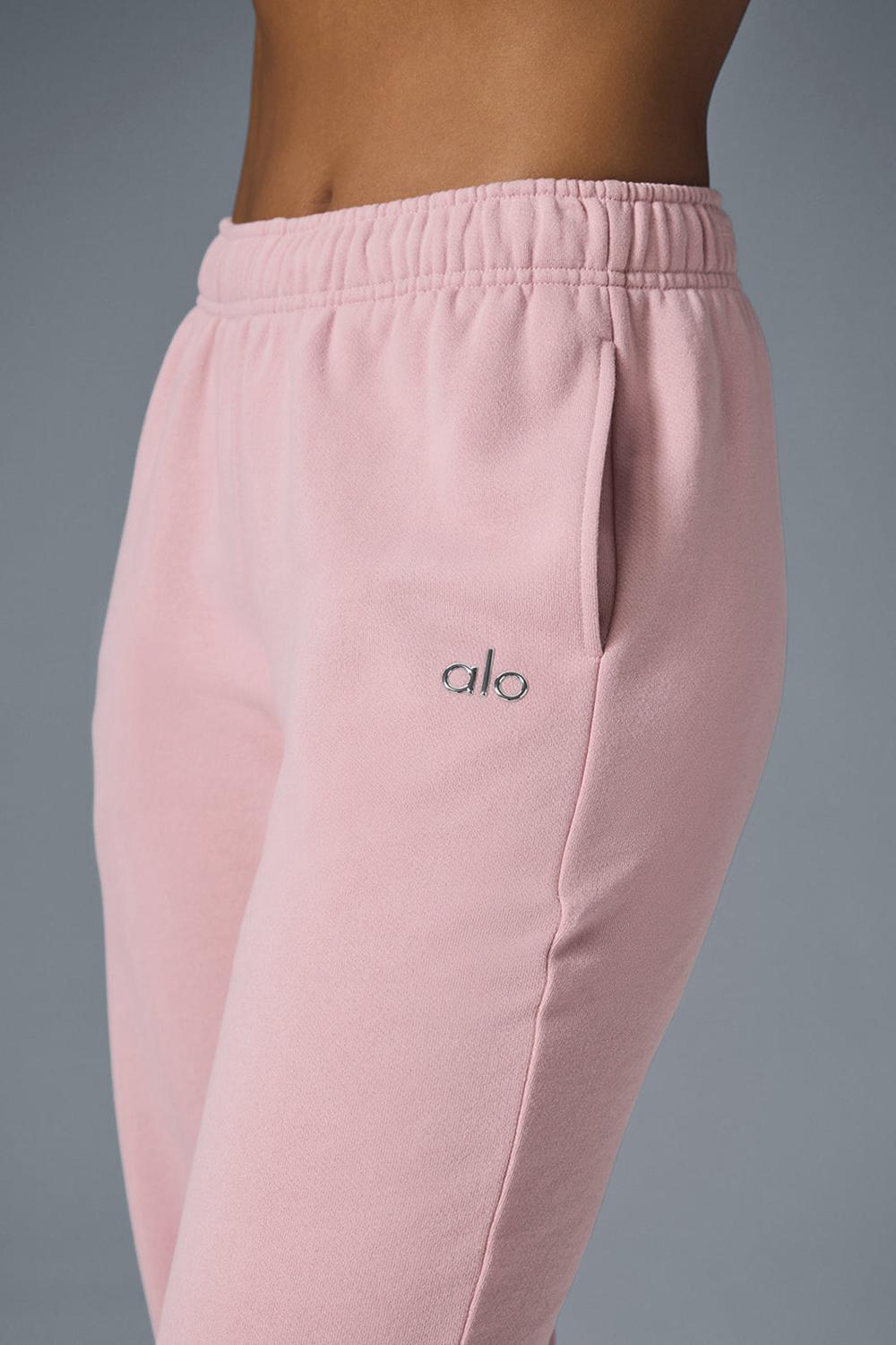 Pantalon Deportivo Alo Yoga Accolade Mujer Rosas | España  EYXO-92537