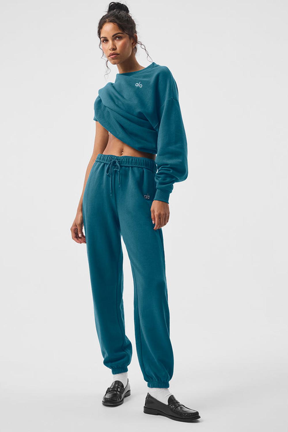 Pantalon Deportivo Alo Yoga Accolade Mujer Oceanic Teal | España  RVFK-05863