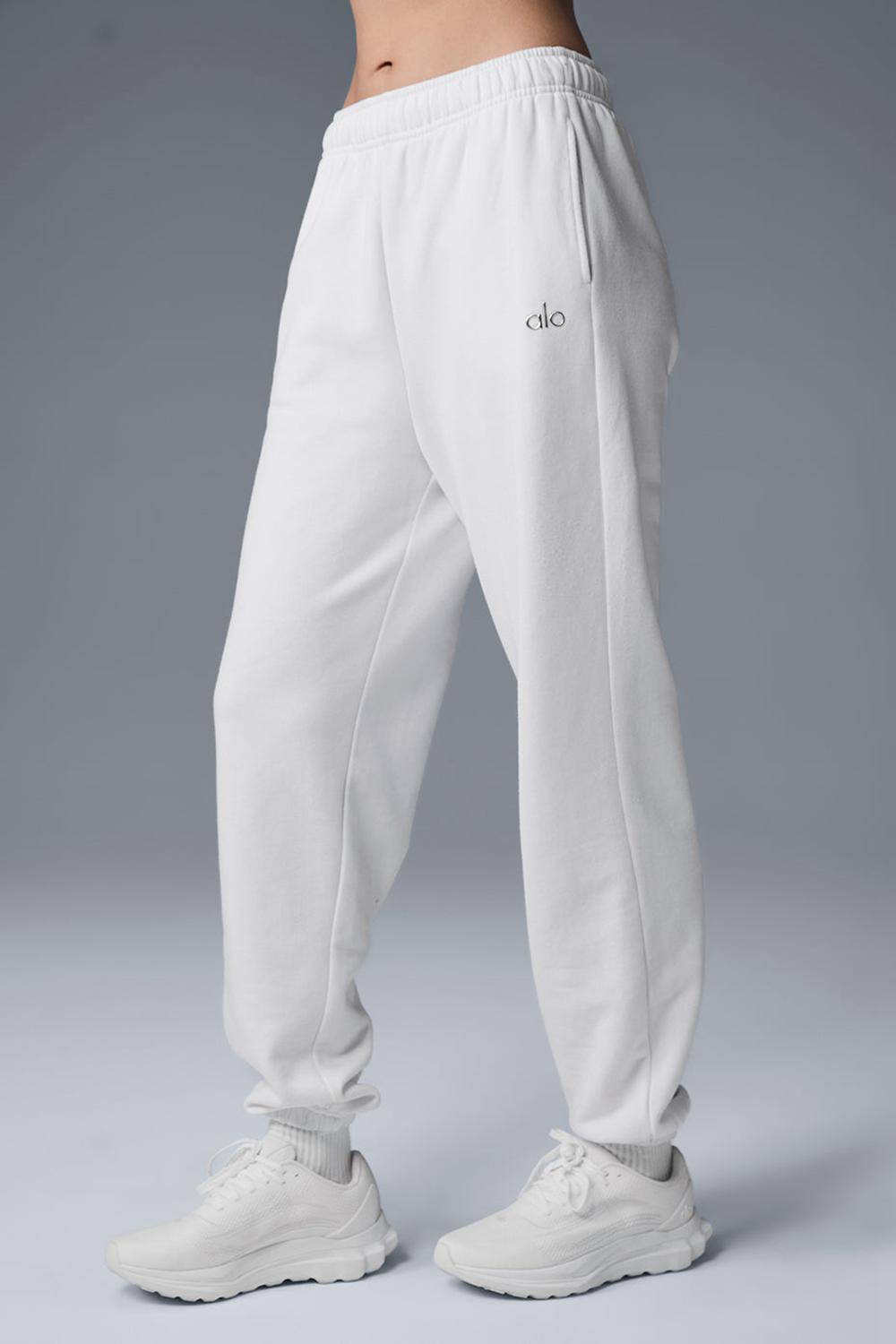 Pantalon Deportivo Alo Yoga Accolade Mujer Blancas | España  SHYQ-26157