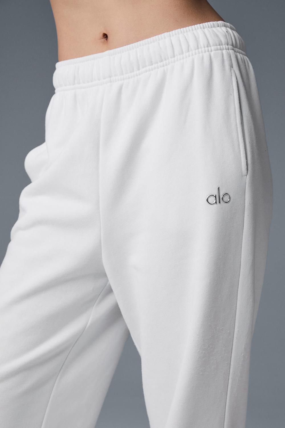 Pantalon Deportivo Alo Yoga Accolade Mujer Blancas | España  SHYQ-26157