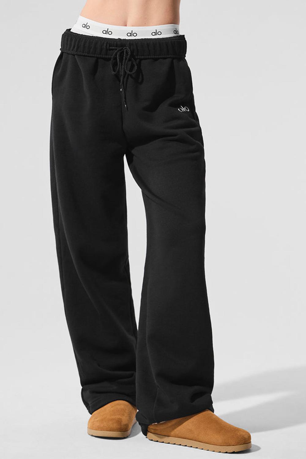 Pantalon Deportivo Alo Yoga Accolade Straight Leg Mujer Negras | España  HUTN-02647