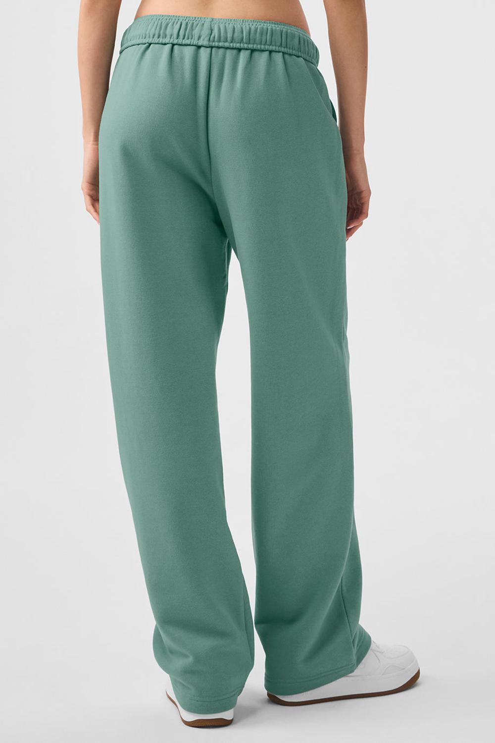 Pantalon Deportivo Alo Yoga Accolade Straight Leg Mujer Verde | España  ORJI-39780
